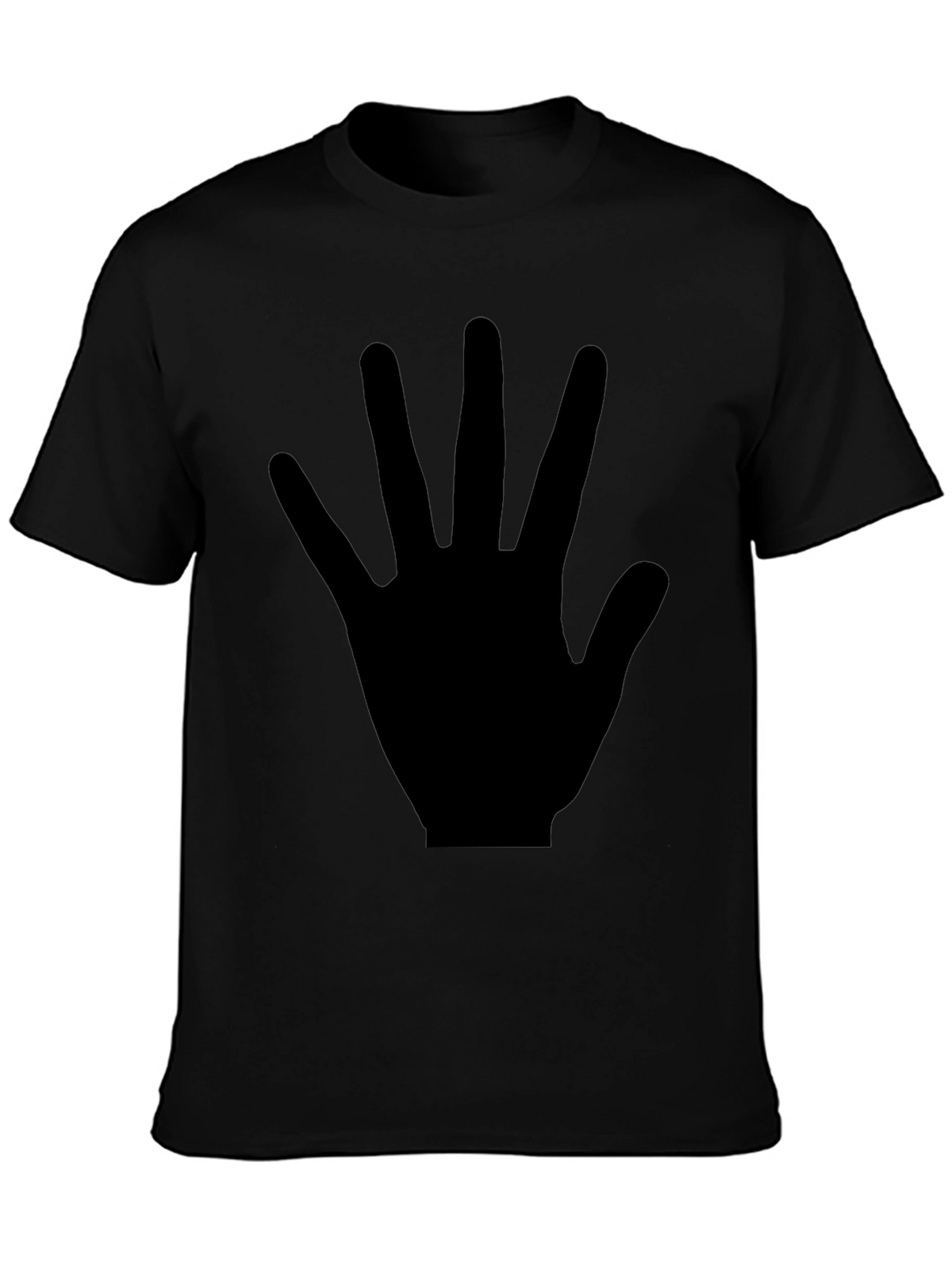 Black Hand Graphic Tee - Bold Statement Shirt