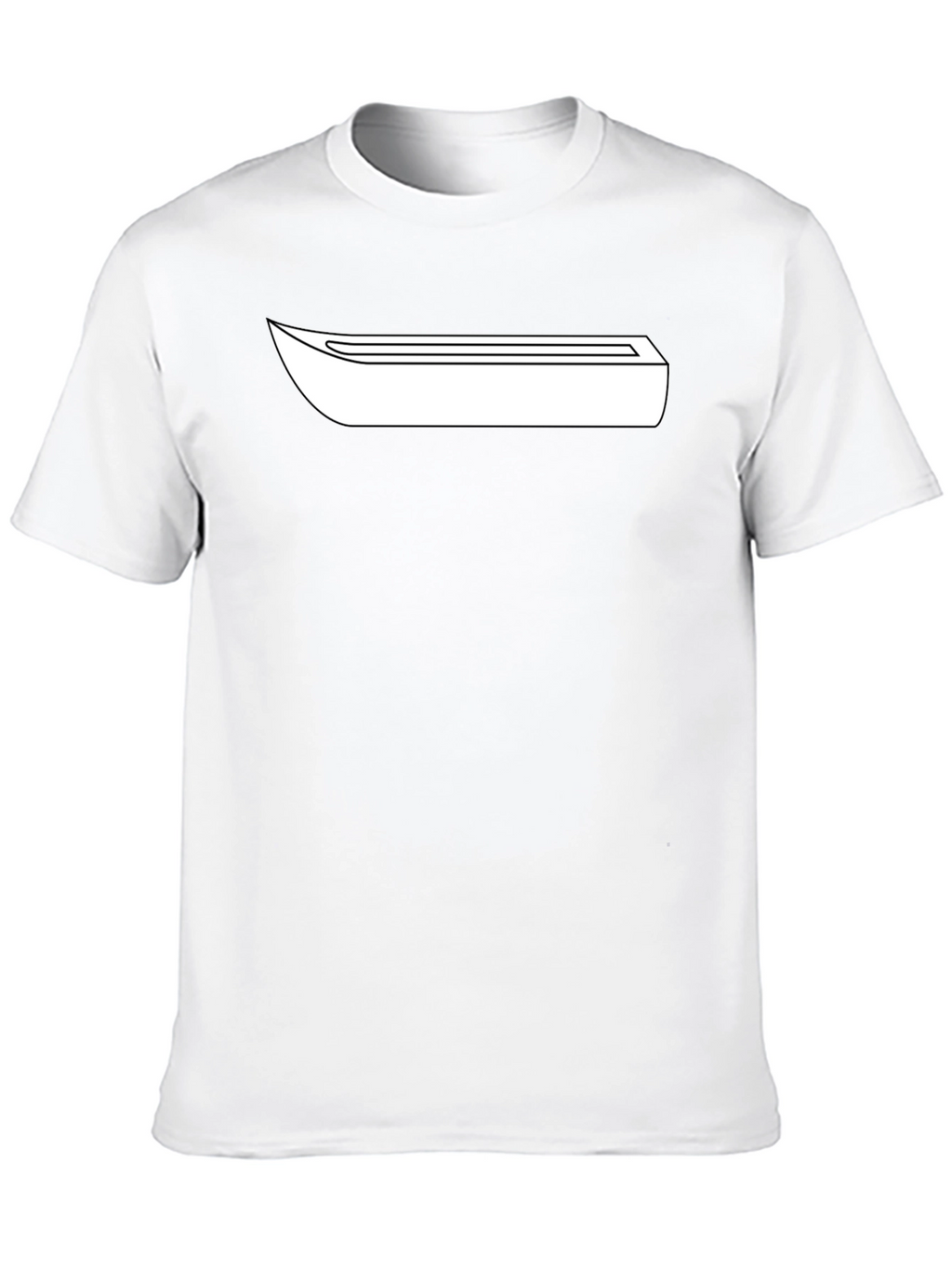 Minimalist Graphic Tee - Black Cotton Blend