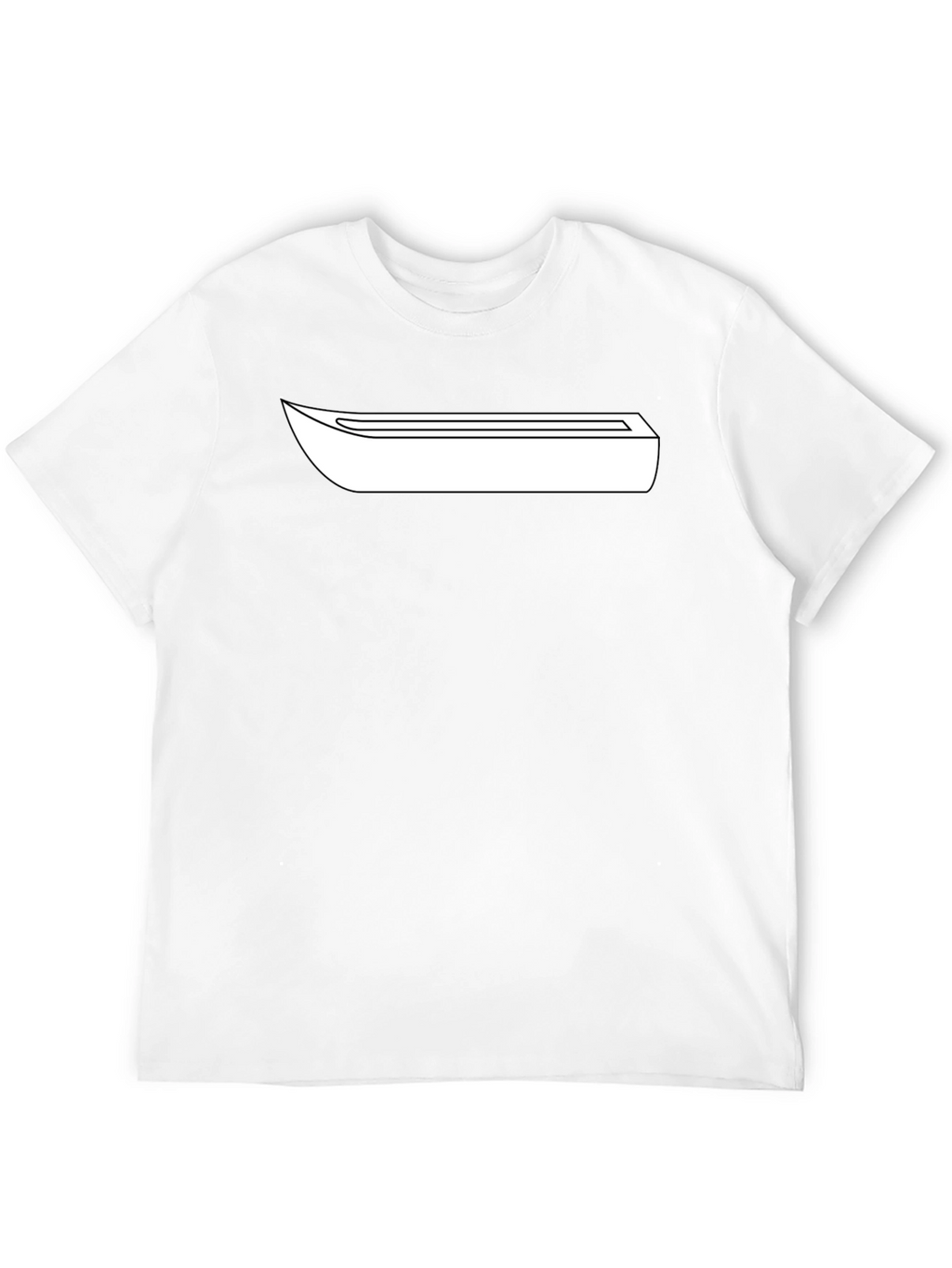 Minimalist Graphic Tee - Black Cotton Blend