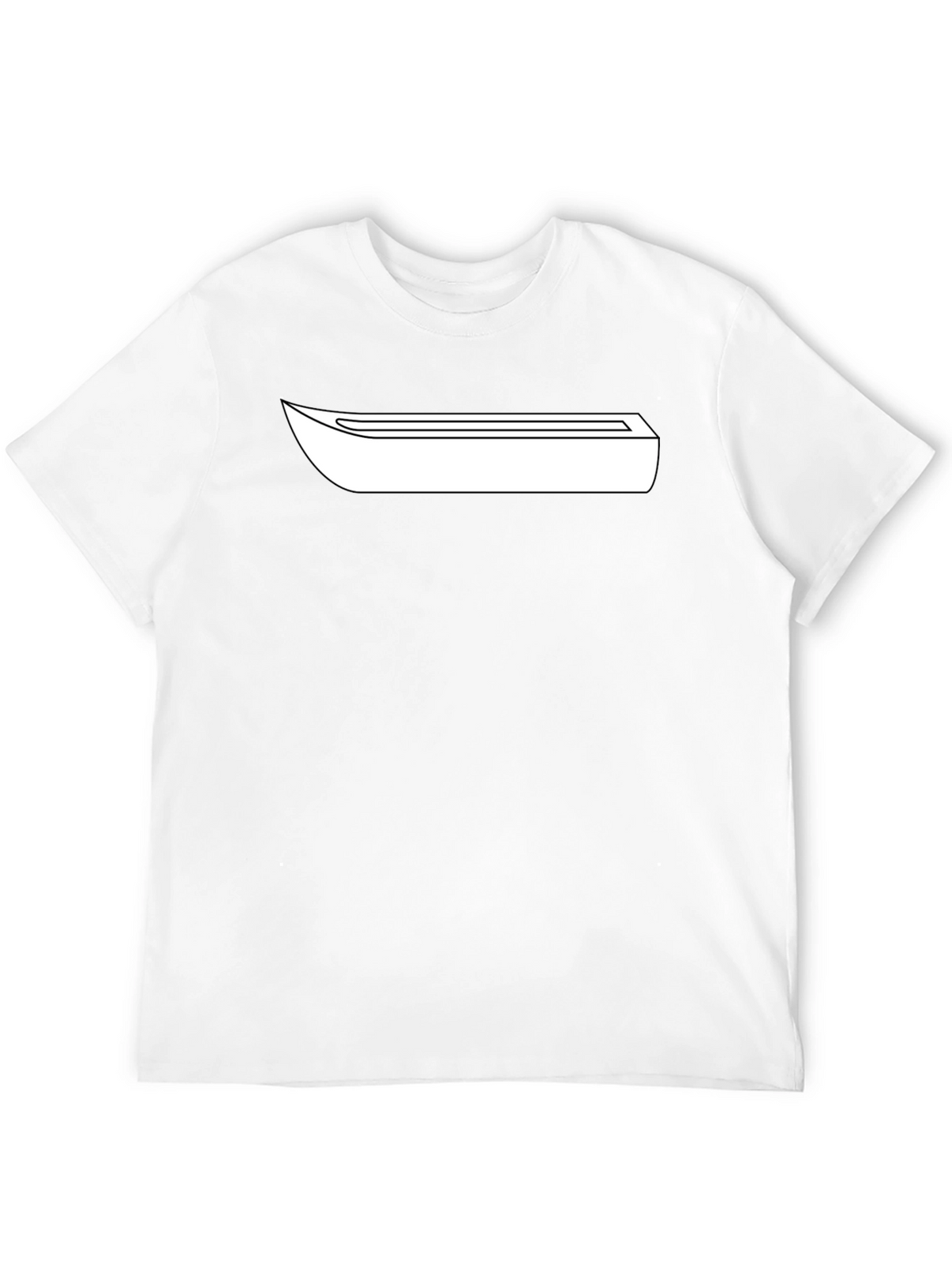 Minimalist Graphic Tee - Black Cotton Blend