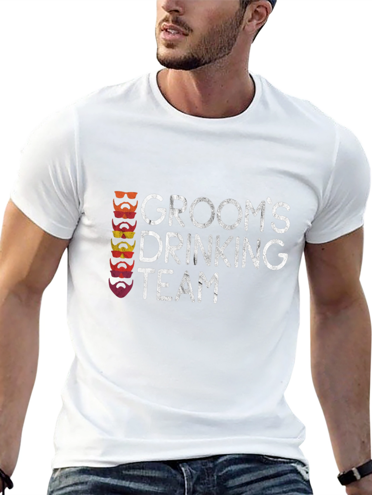 Grooms Drinking Team T-Shirt