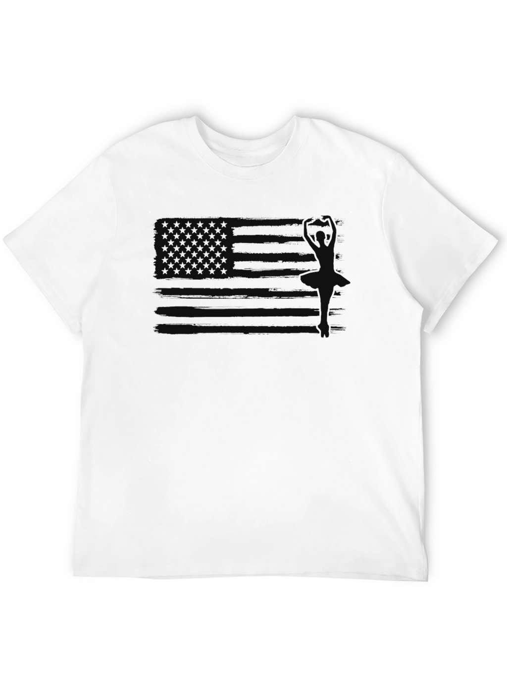 American Flag Black T-Shirt