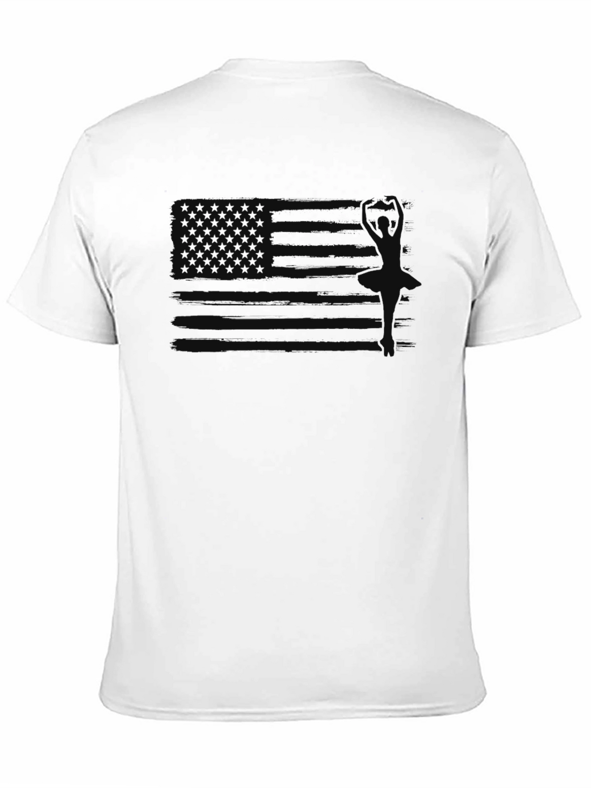 American Flag Black T-Shirt