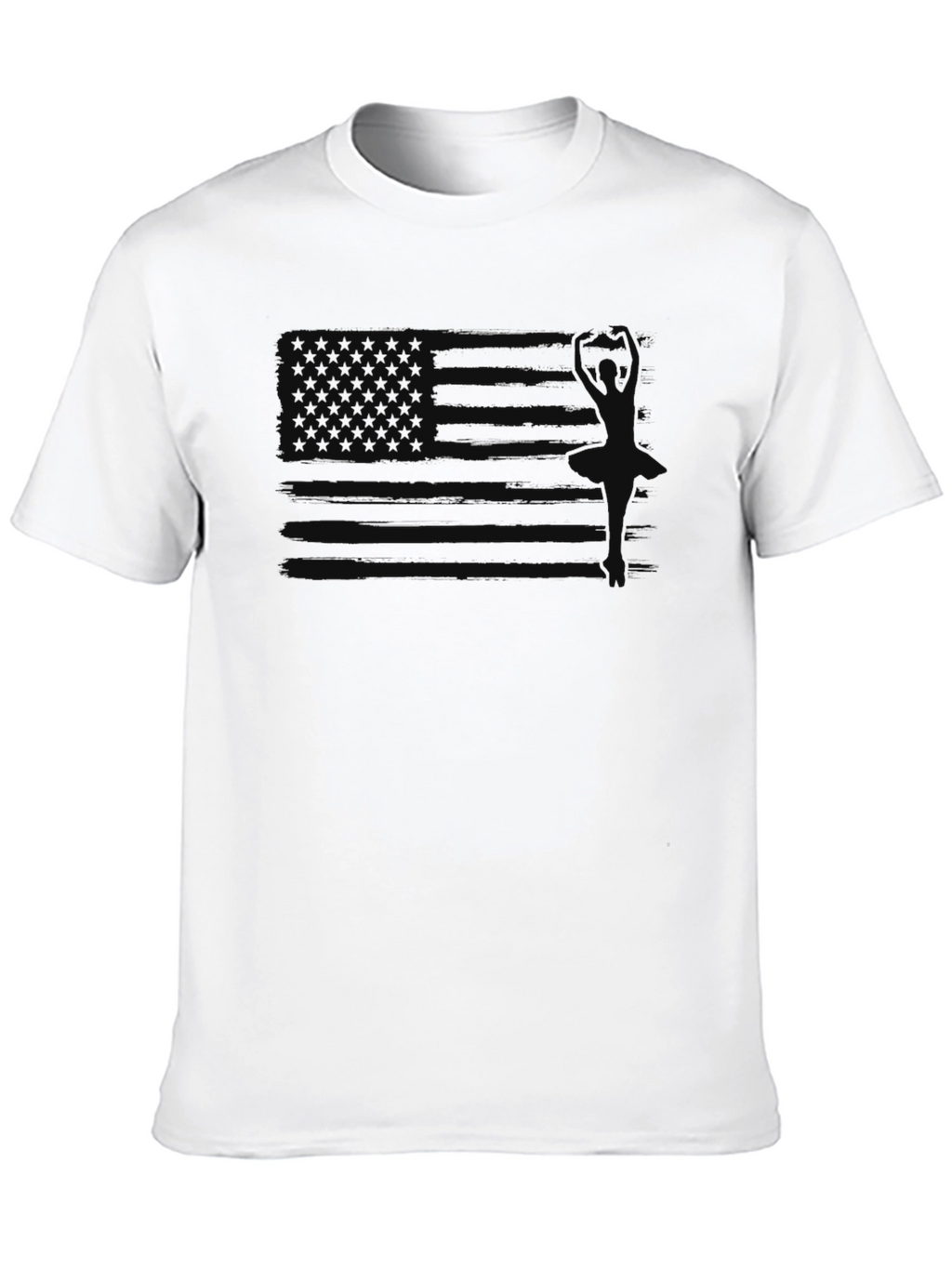 American Flag Black T-Shirt