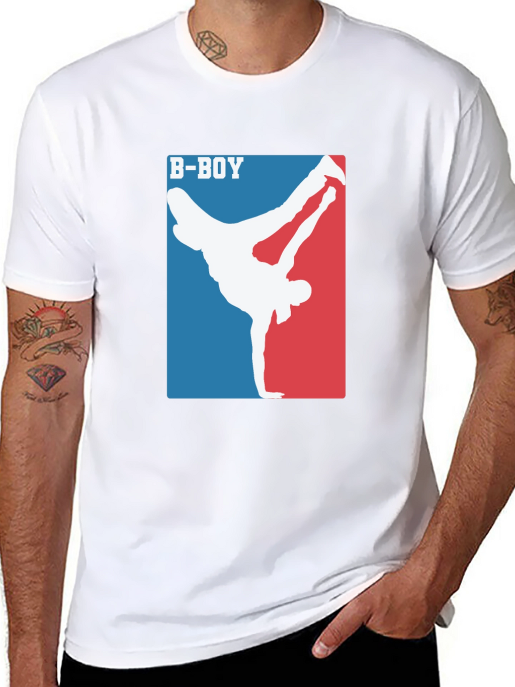 B-Boy Breakdance T-Shirt - Classic Hip Hop Style