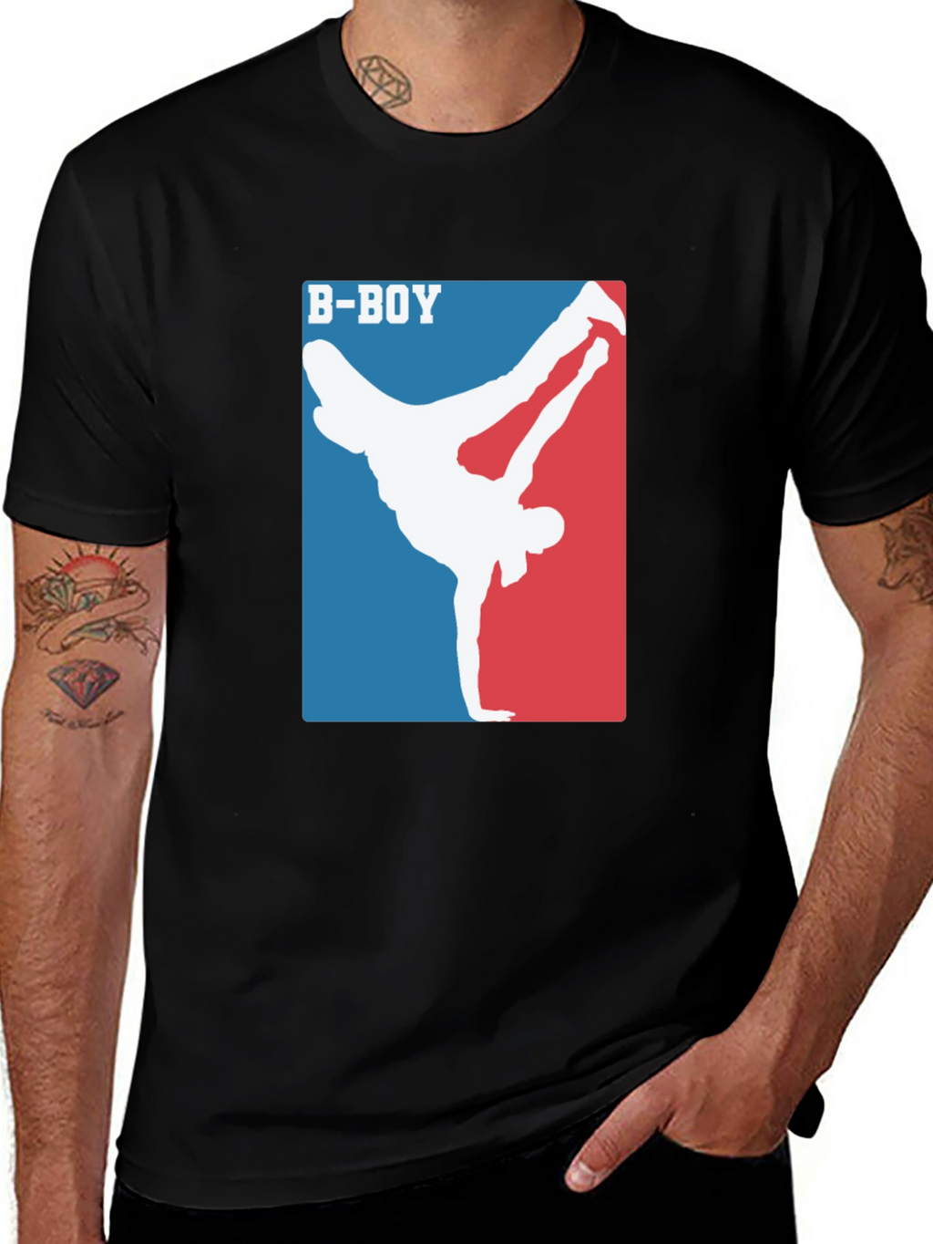 B-Boy Breakdance T-Shirt - Classic Hip Hop Style
