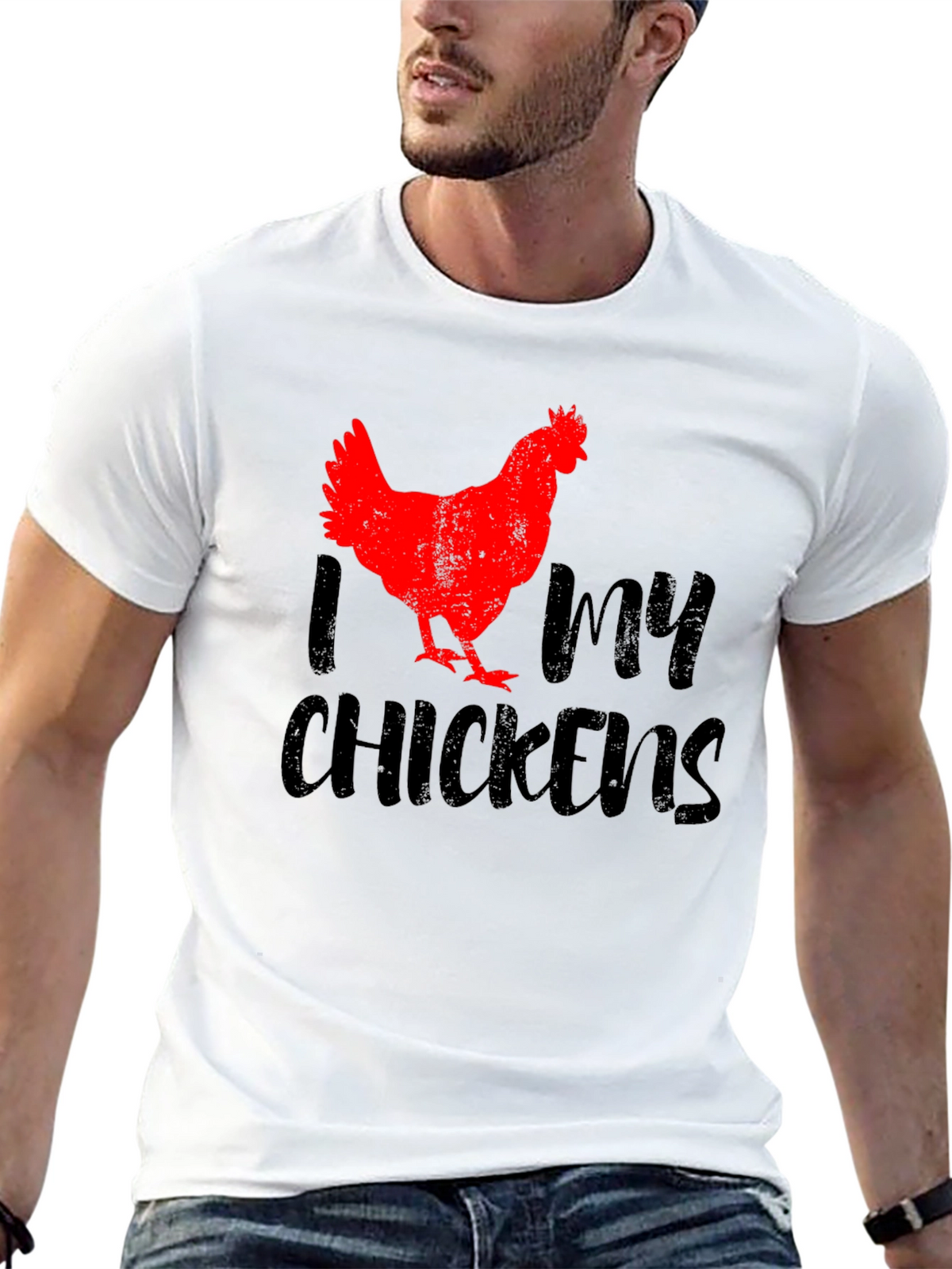 I Love My Chickens Graphic T-Shirt