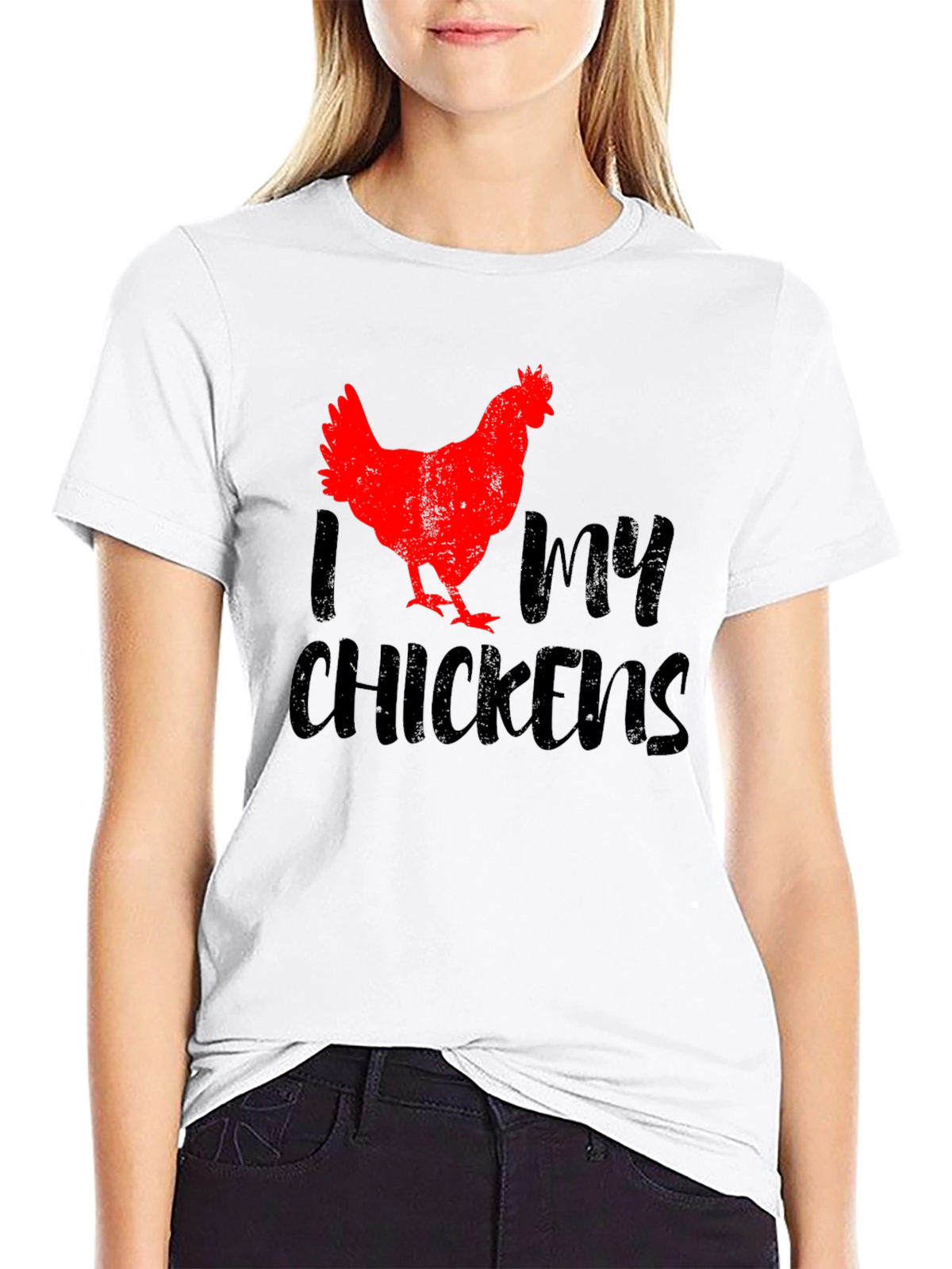 I Love My Chickens Graphic T-Shirt