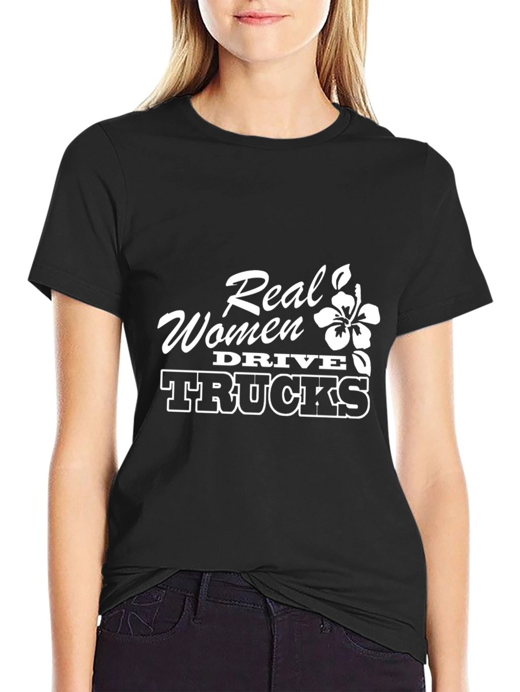 Real Women Drive Trucks Graphic T-Shirt