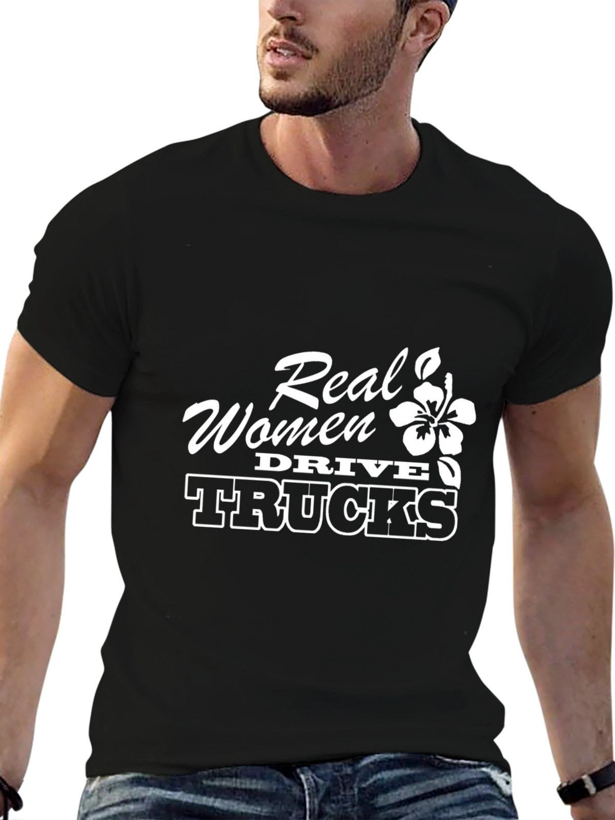 Real Women Drive Trucks Graphic T-Shirt