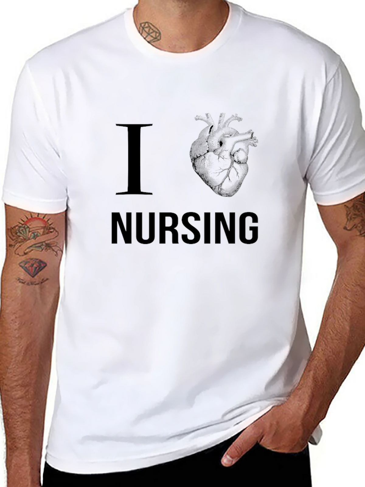 I Heart Nursing - Graphic Tee