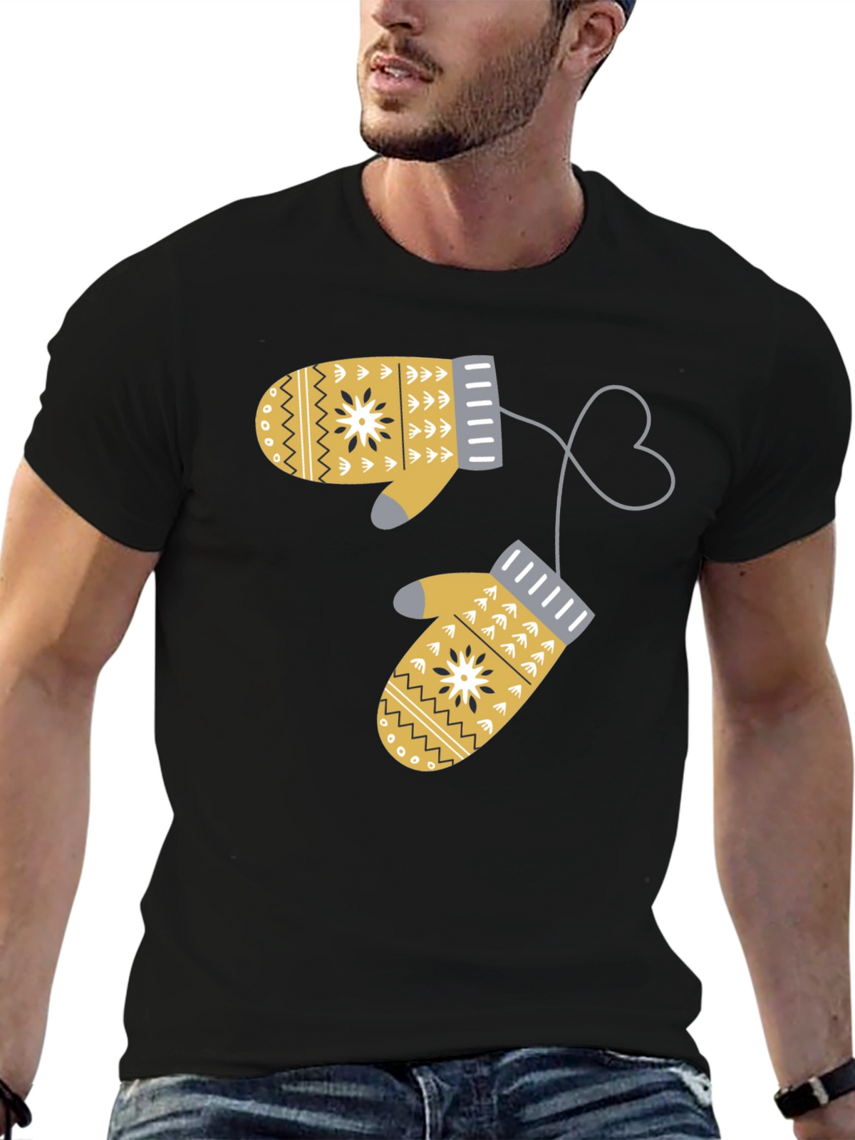 Winter Mittens Graphic T-Shirt