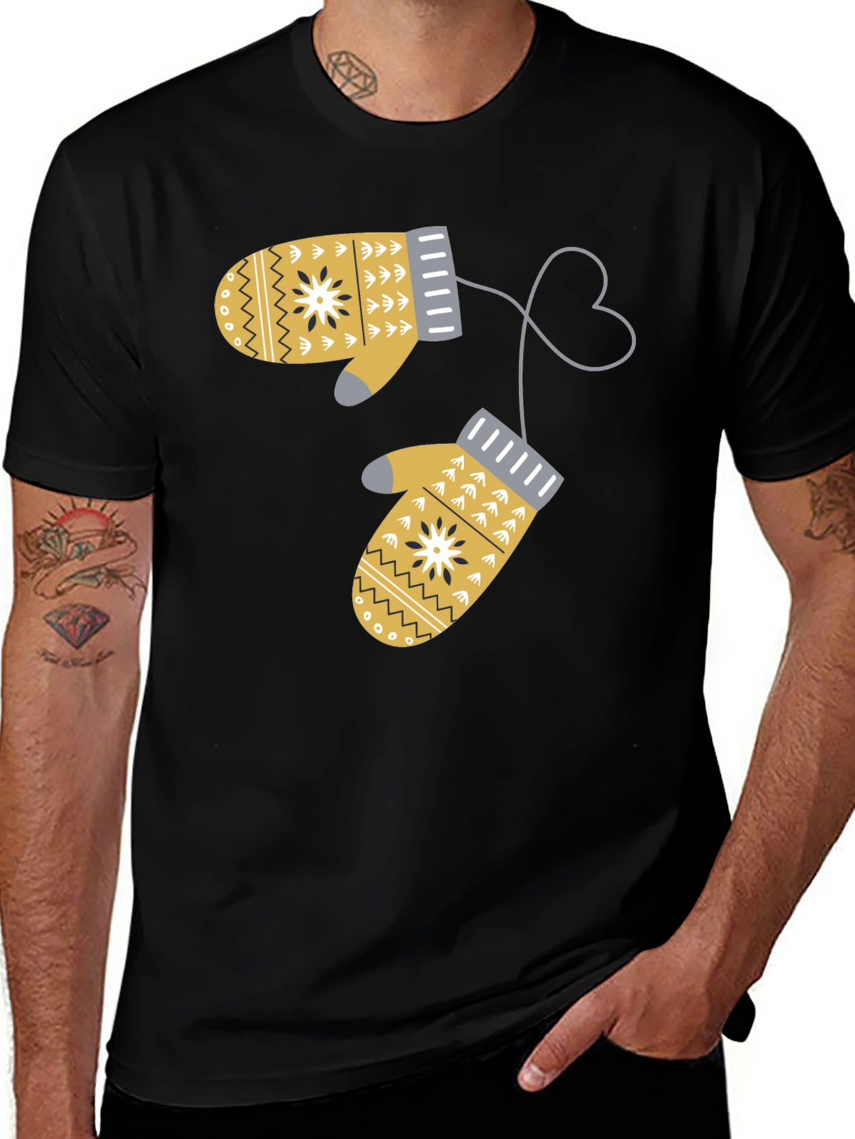 Winter Mittens Graphic T-Shirt