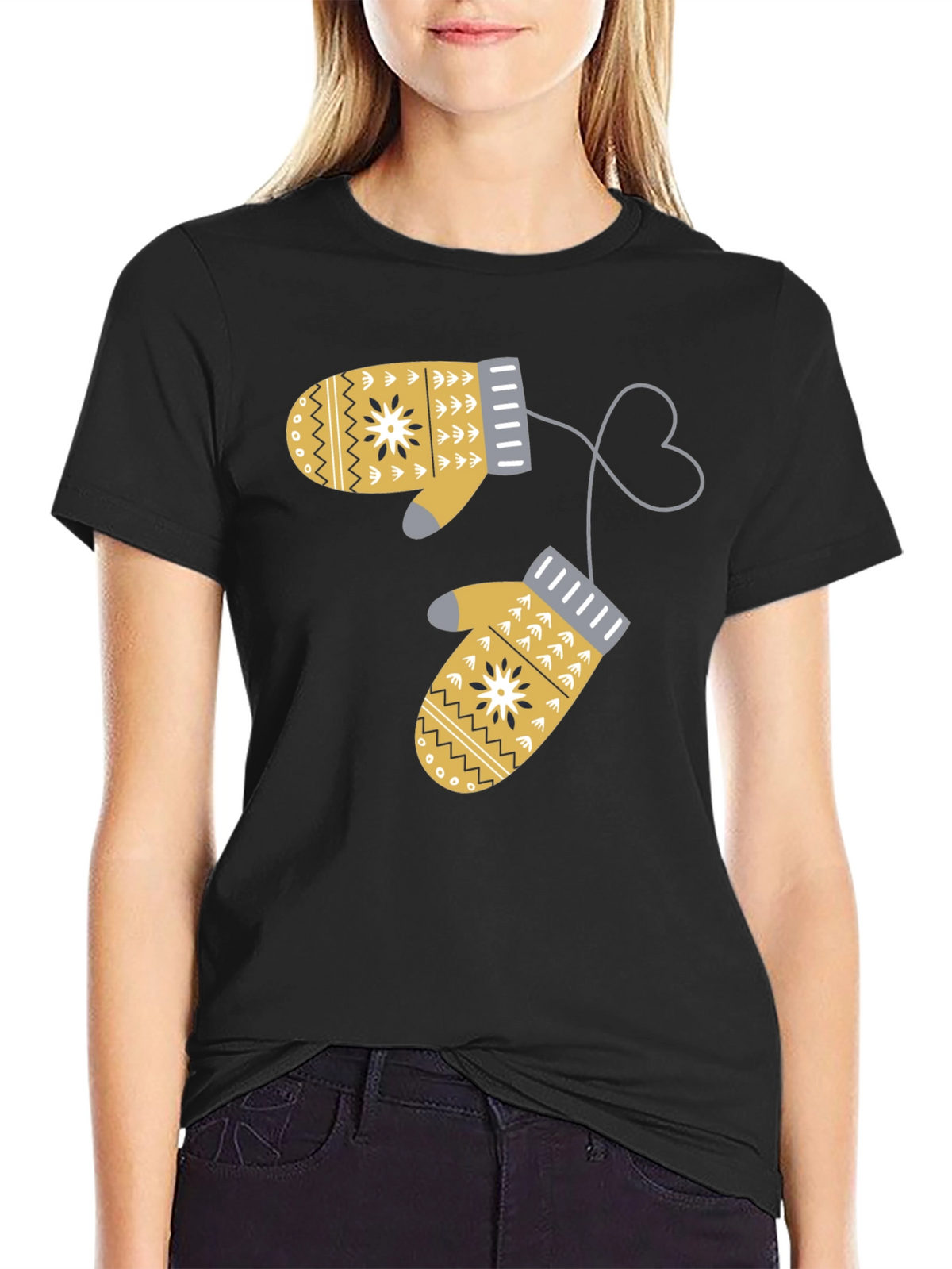 Winter Mittens Graphic T-Shirt