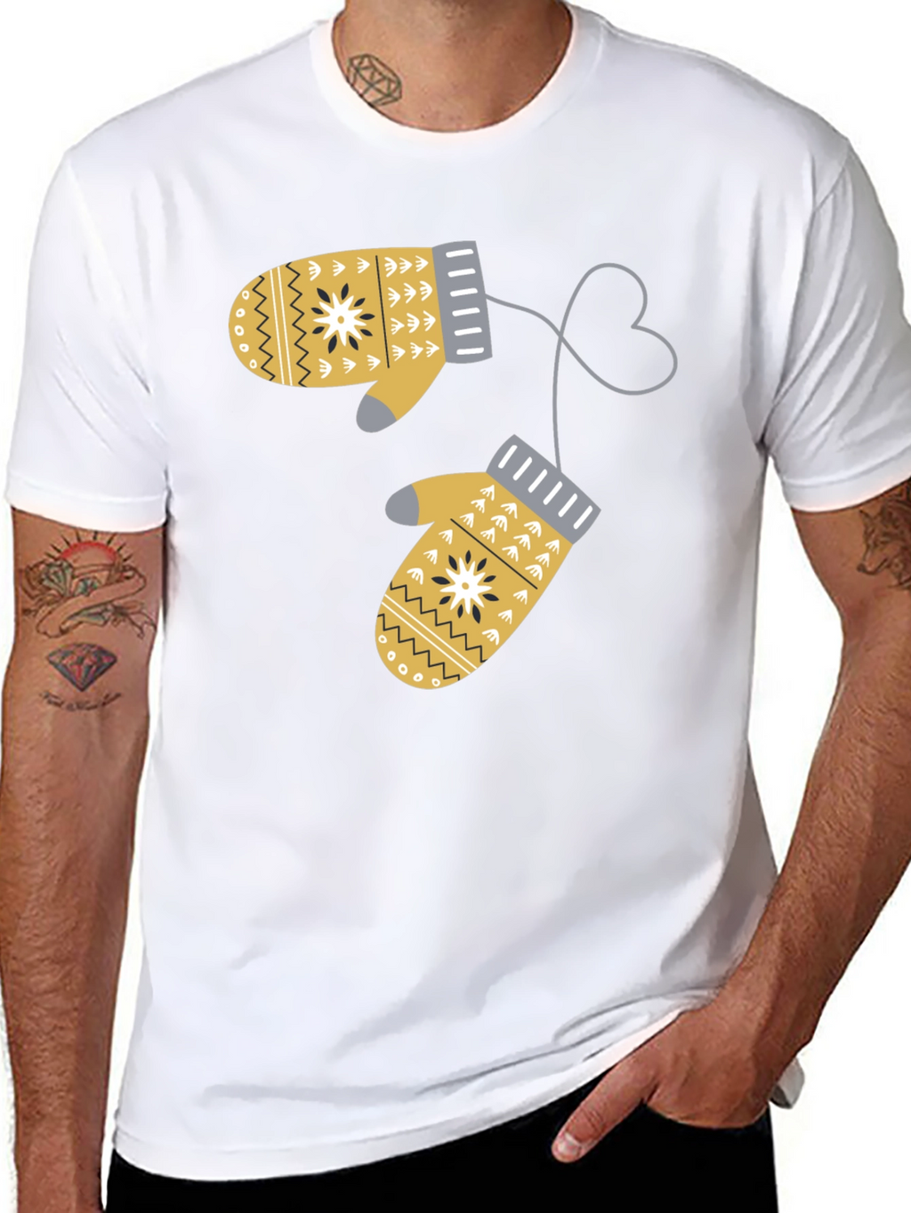 Winter Mittens Graphic T-Shirt