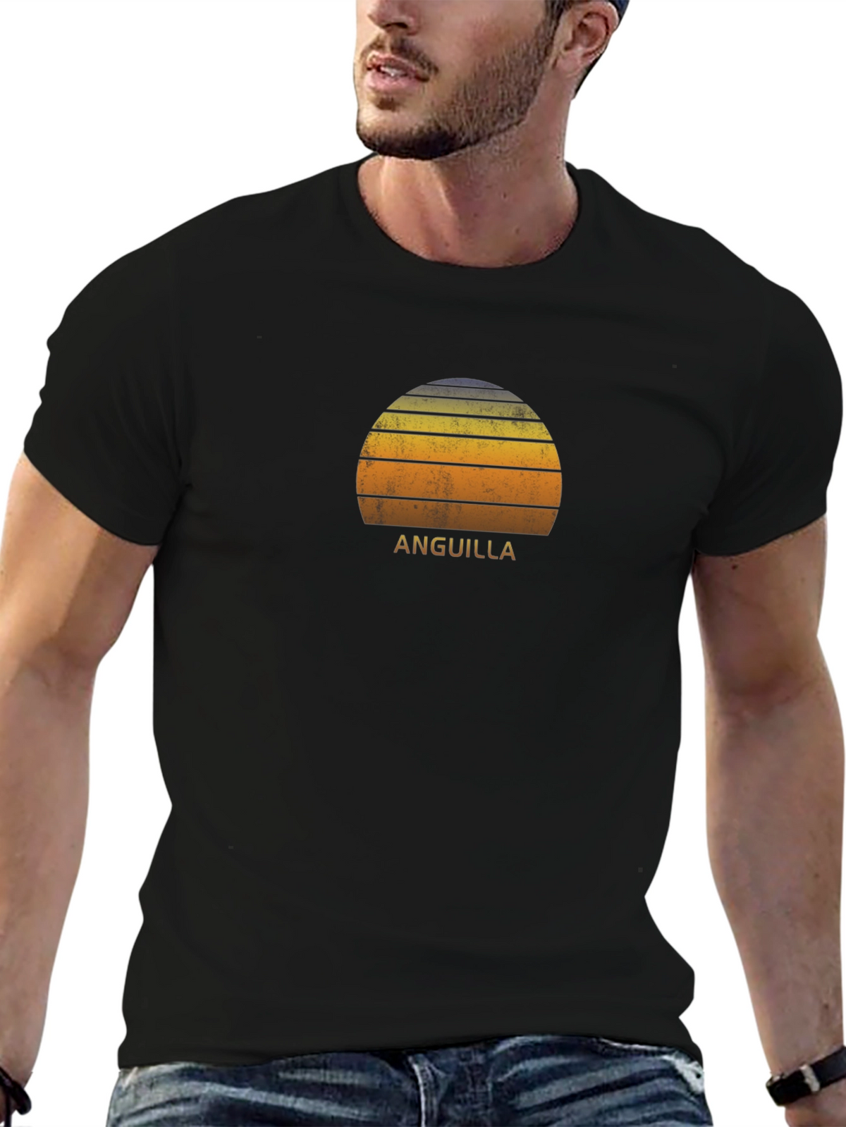 Anguilla Sunset Graphic T-Shirt
