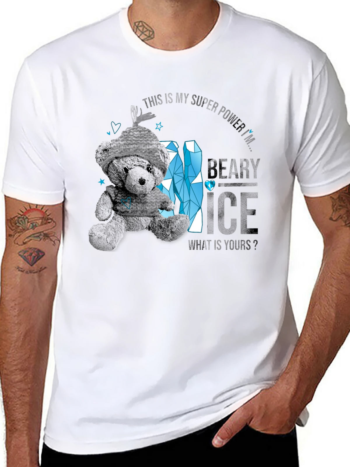 Beary Ice Superpower T-Shirt