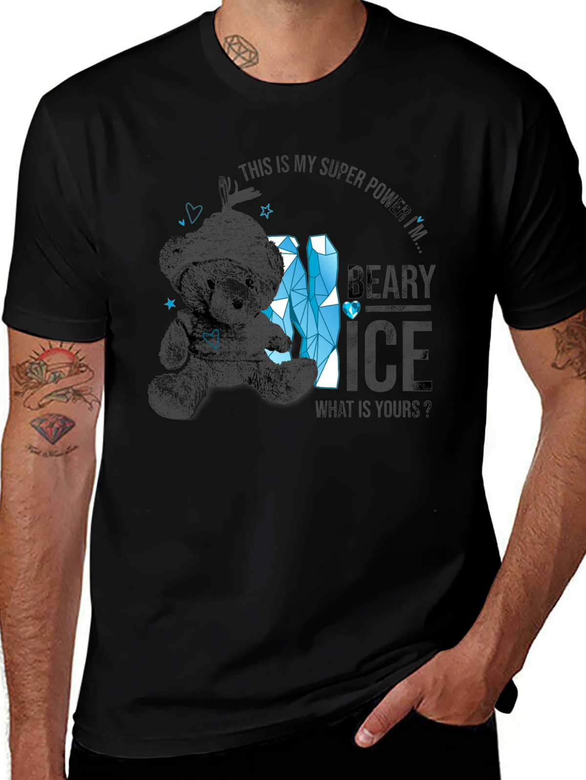 Beary Ice Superpower T-Shirt