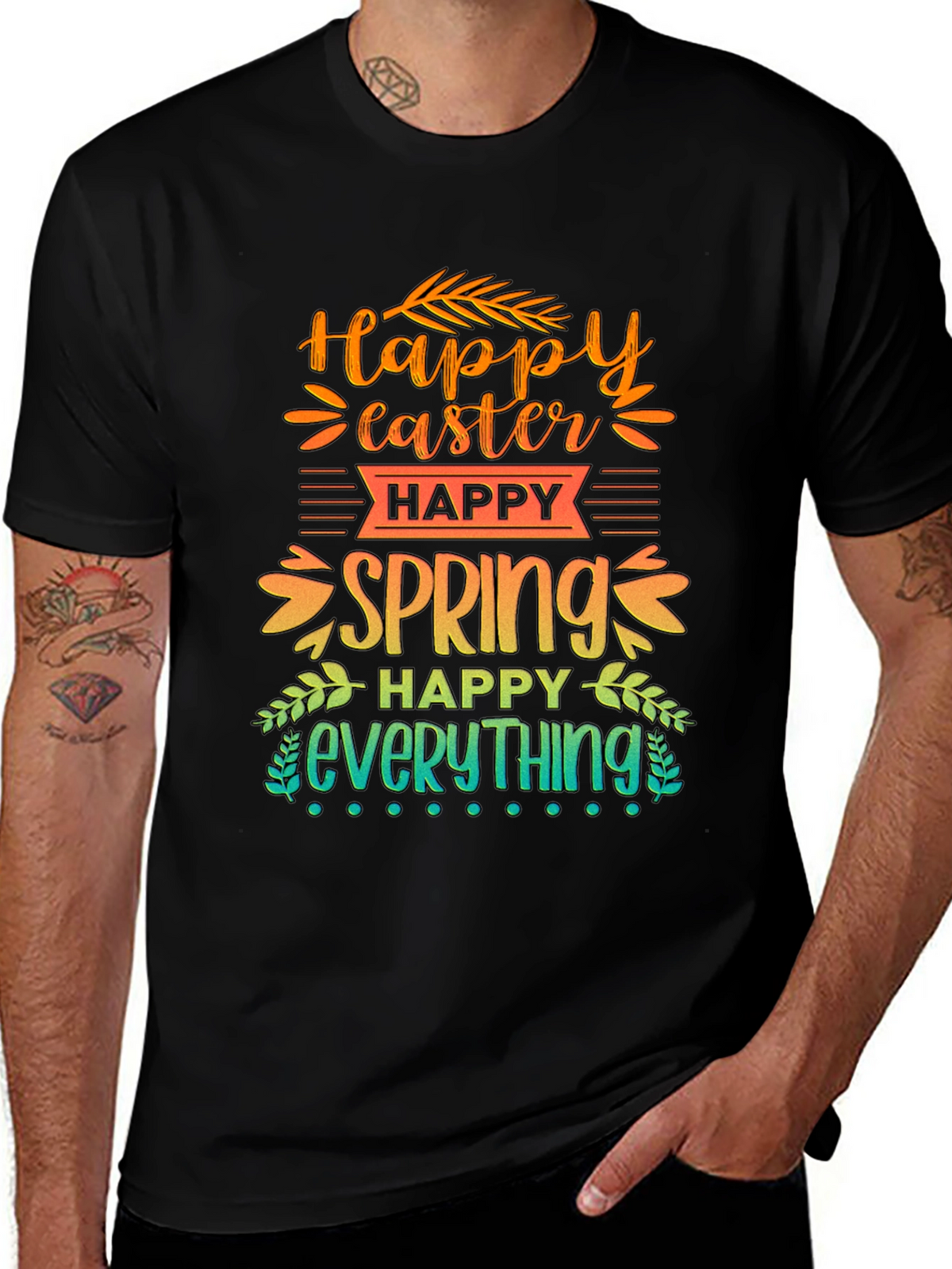 Happy Easter & Spring Graphic Tee
