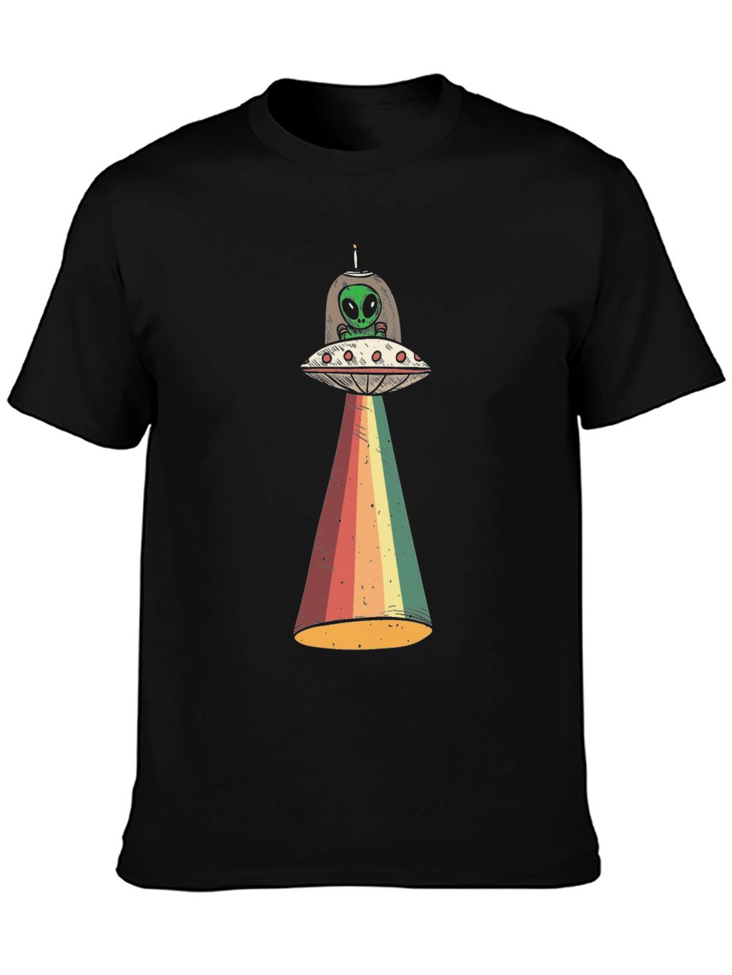 Retro Alien UFO T-Shirt