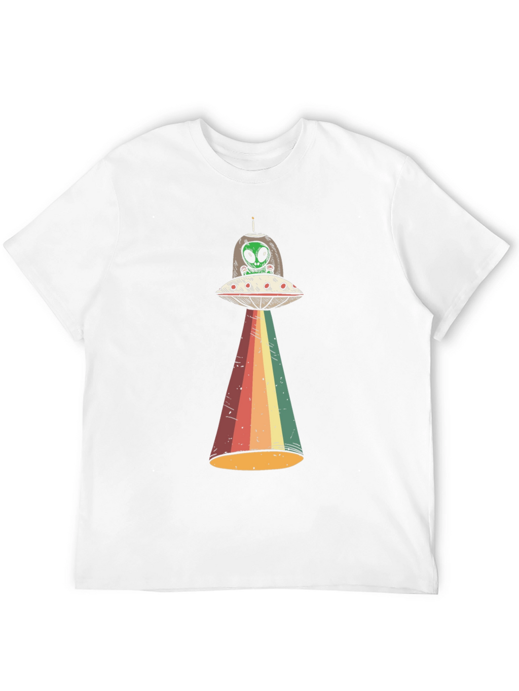 Retro Alien UFO T-Shirt