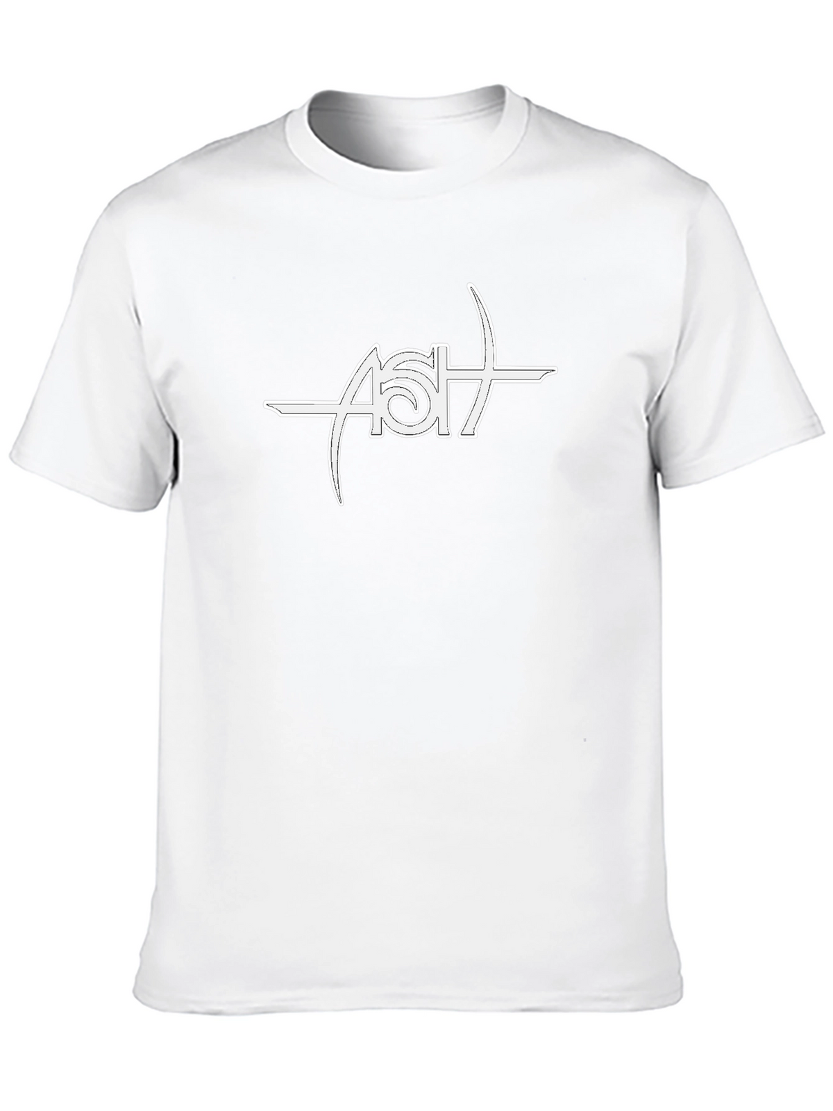 Ash Band Logo Black T-Shirt - Music Fan Apparel