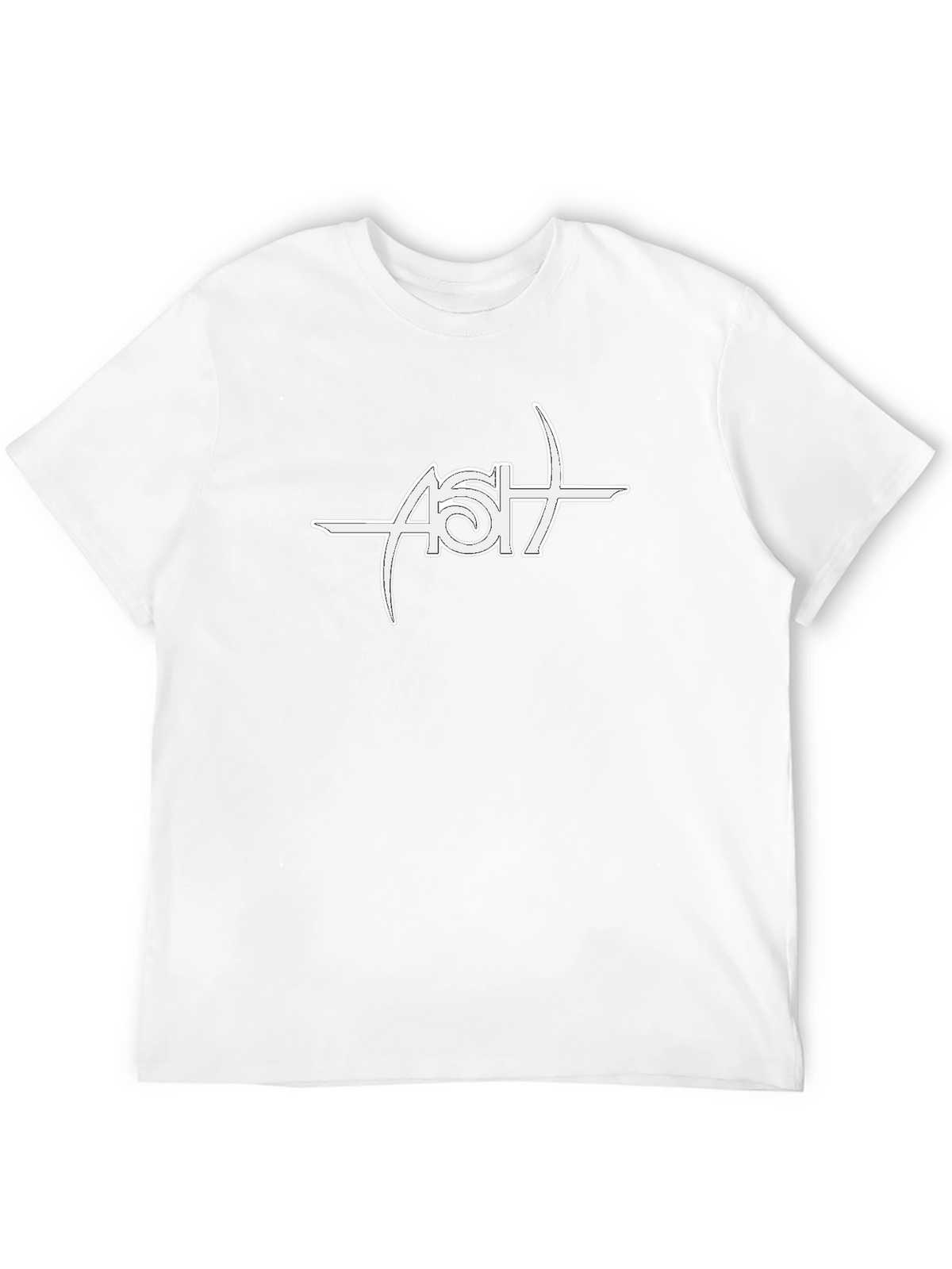 Ash Band Logo Black T-Shirt - Music Fan Apparel