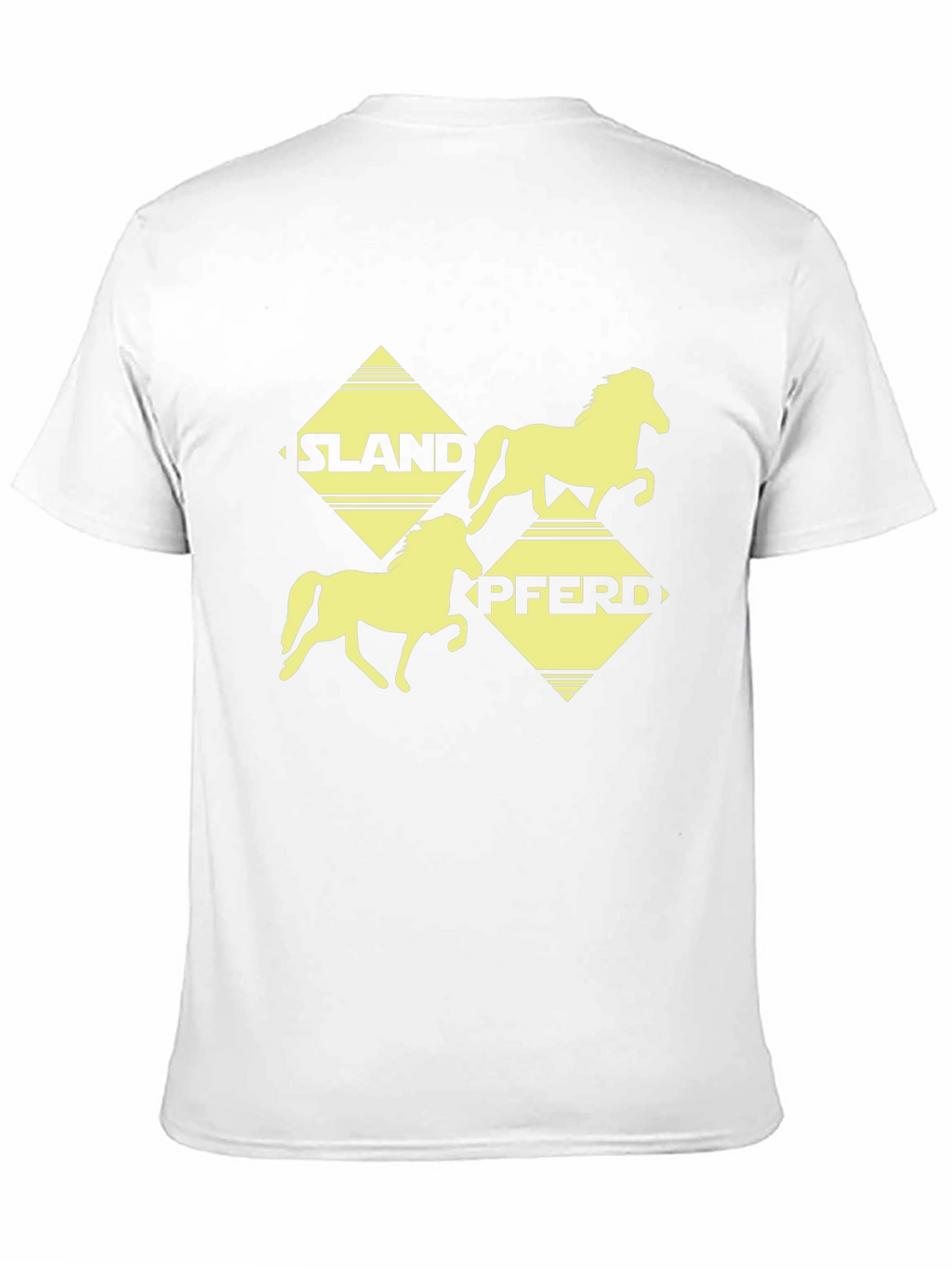 Islandpferd Graphic Tee - Black Cotton T-Shirt