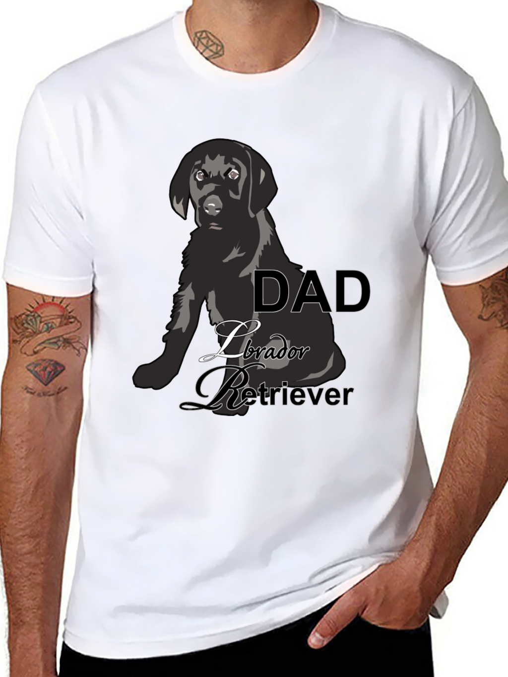 Dad Labrador Retriever Graphic T-Shirt