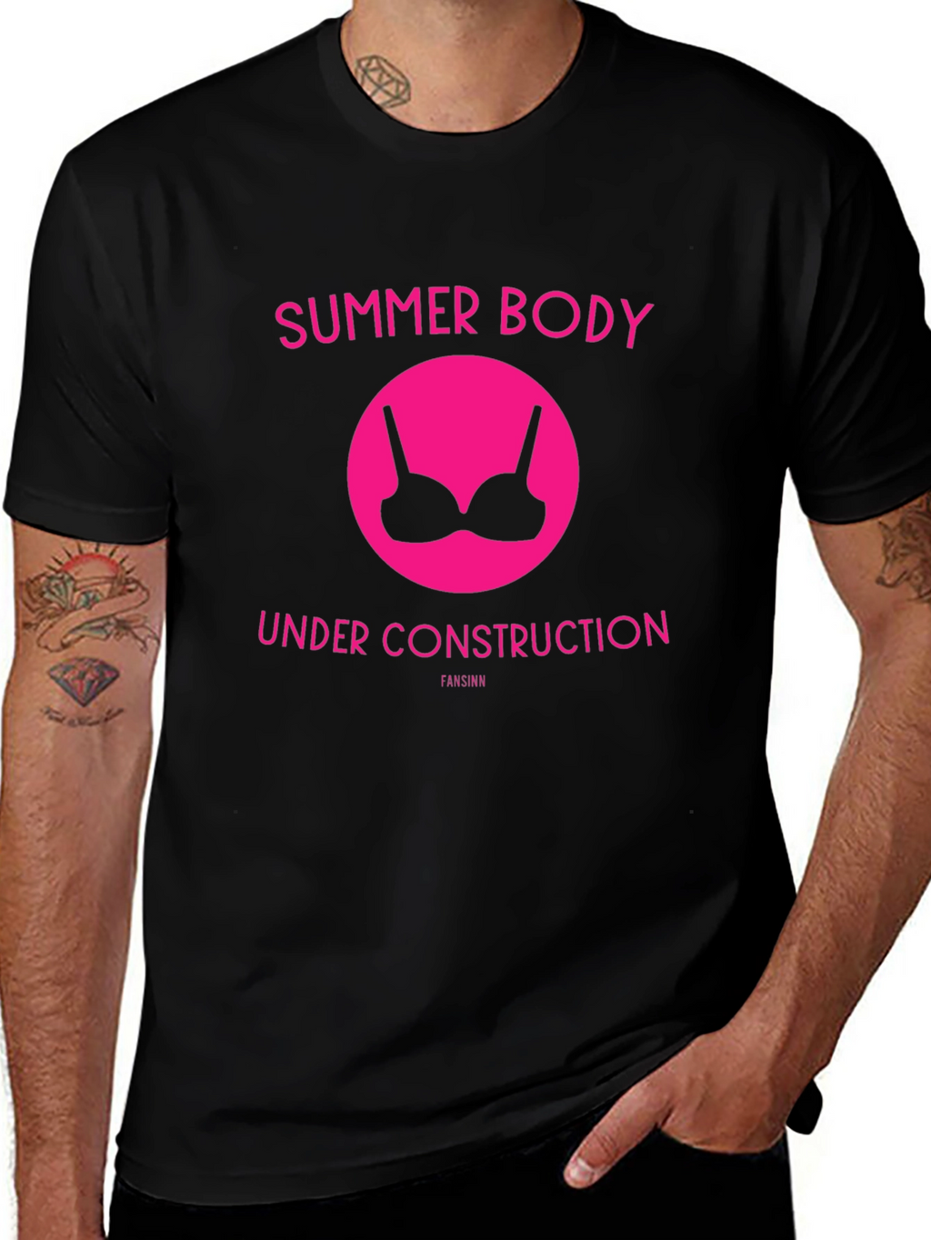 Summer Body Under Construction Graphic Tee