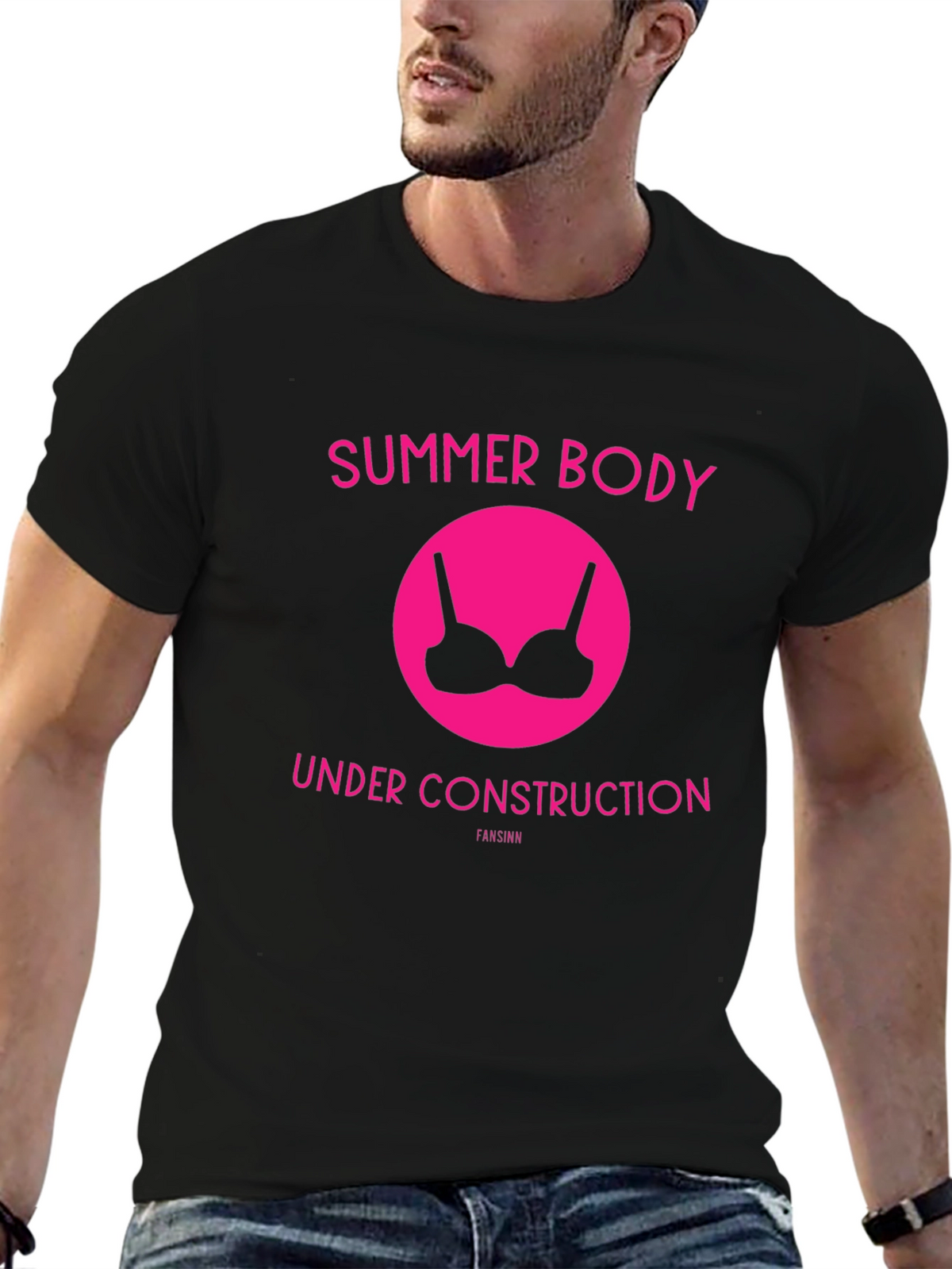 Summer Body Under Construction Graphic Tee