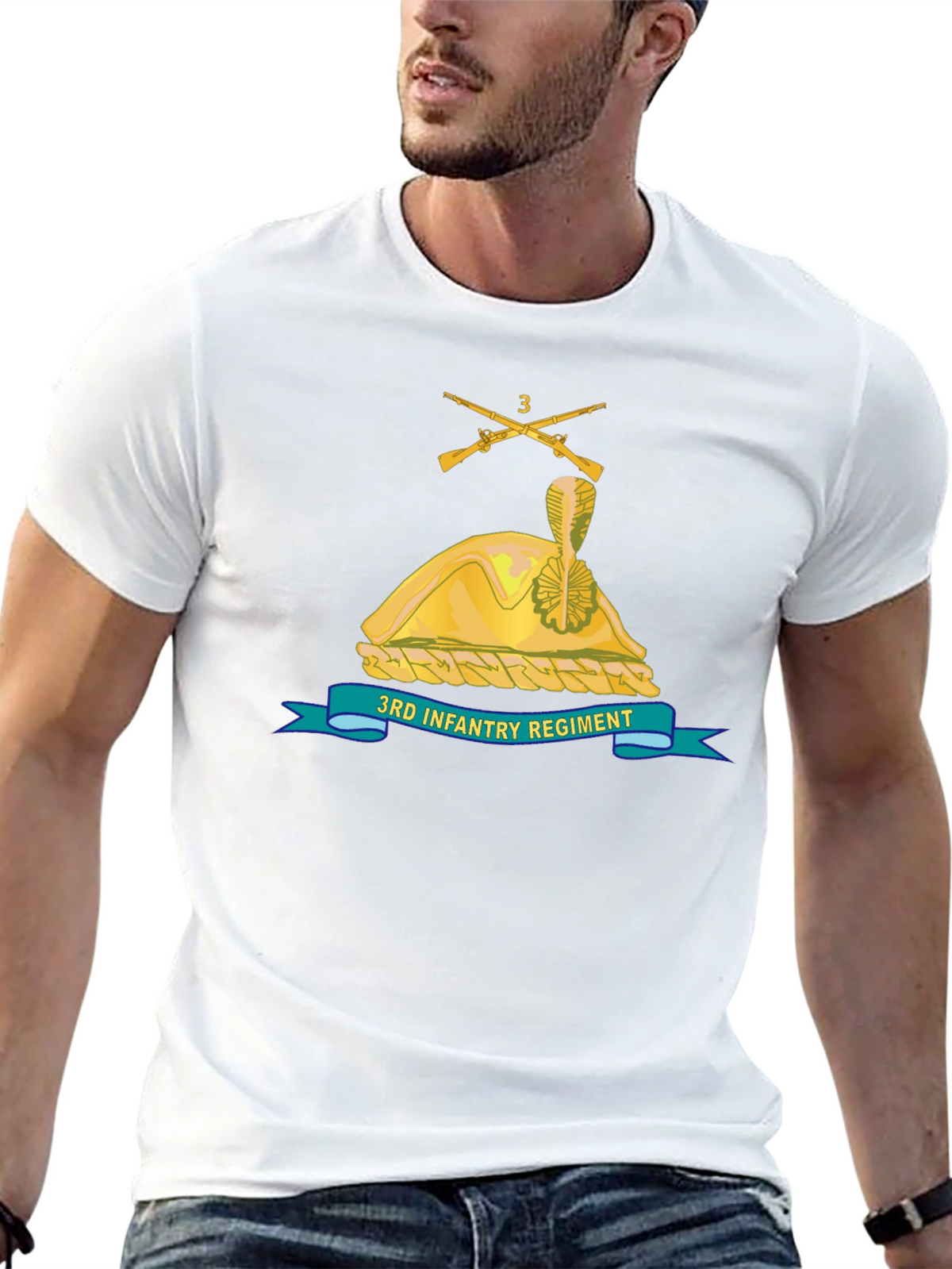 3rd Infantry Regiment Black T-Shirt