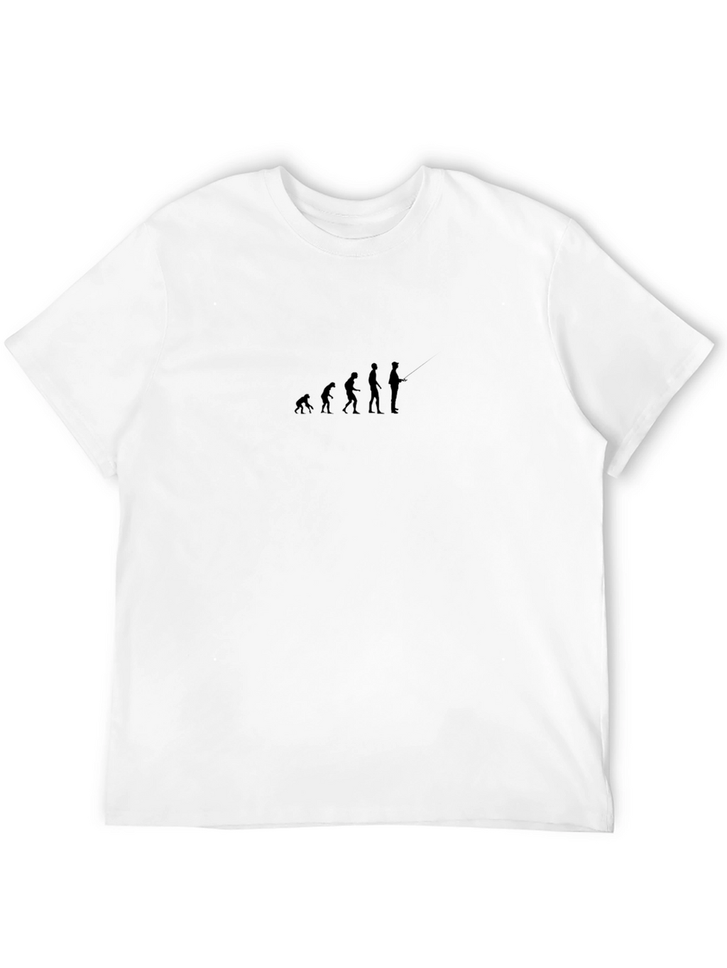 Evolution of Angler Black T-Shirt