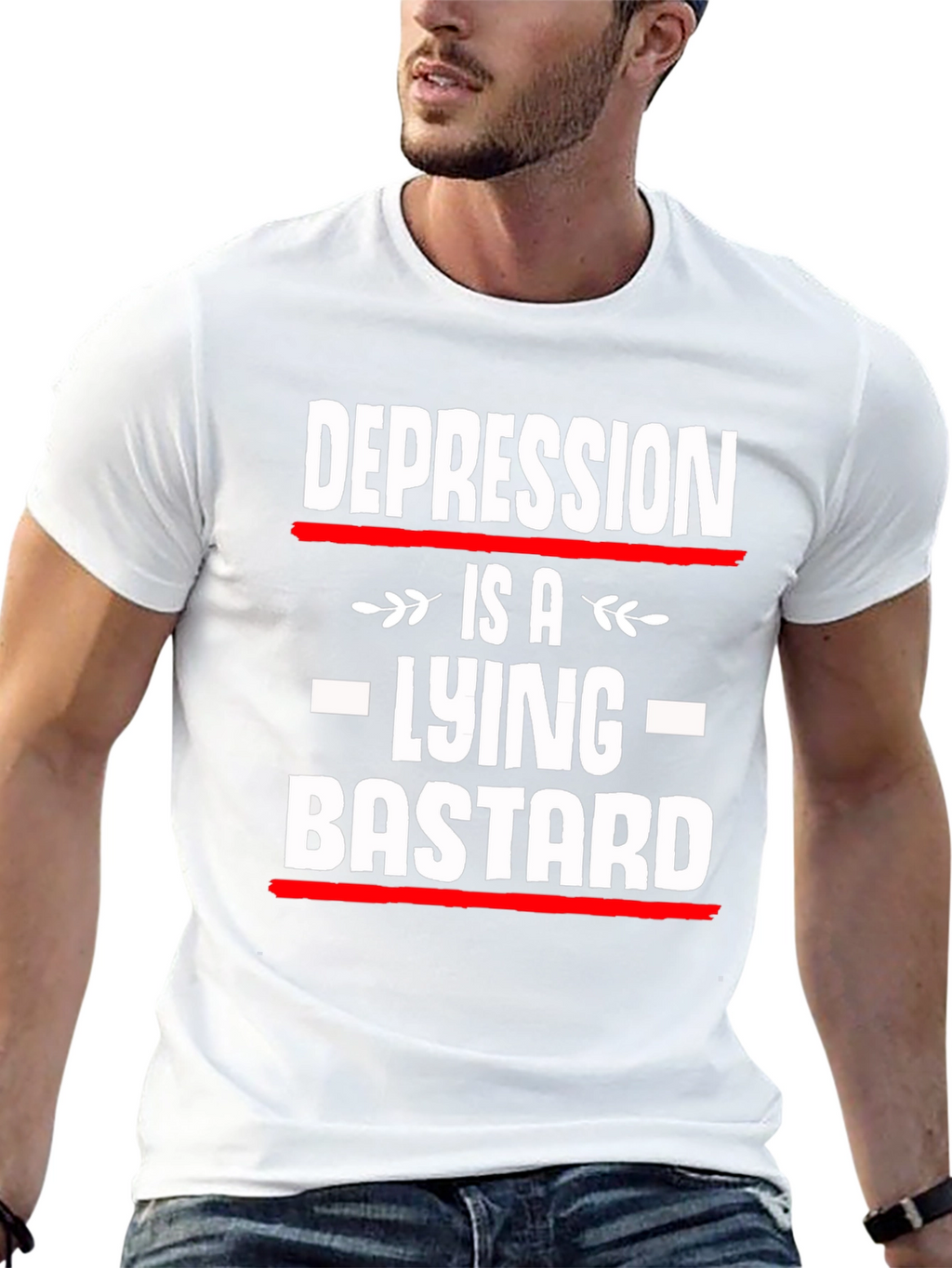 Depression is a Lying Bastard T-Shirt