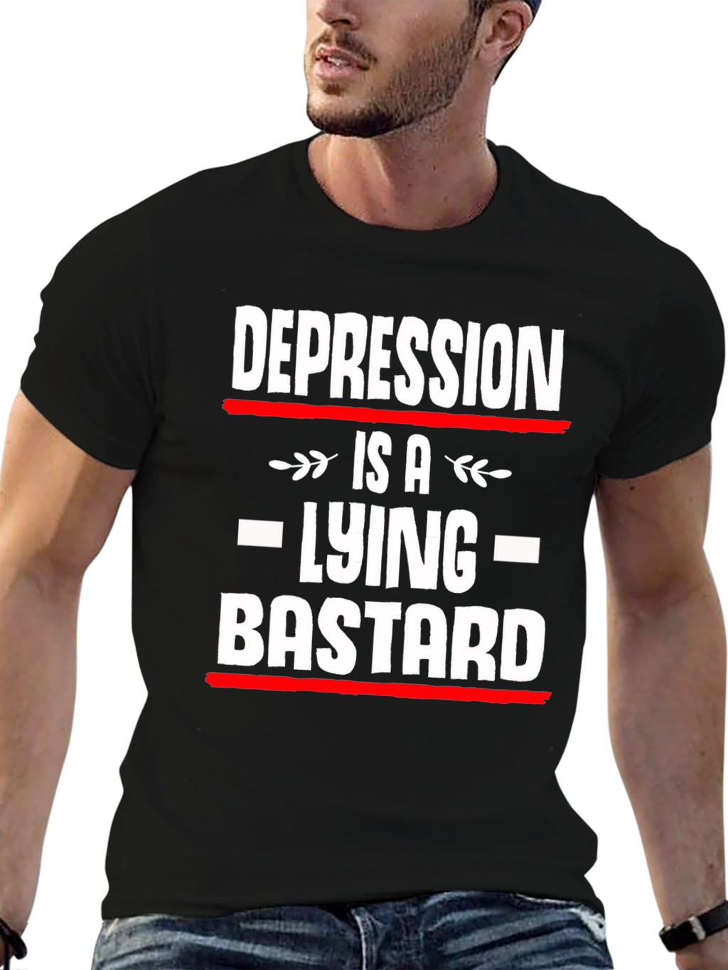 Depression is a Lying Bastard T-Shirt