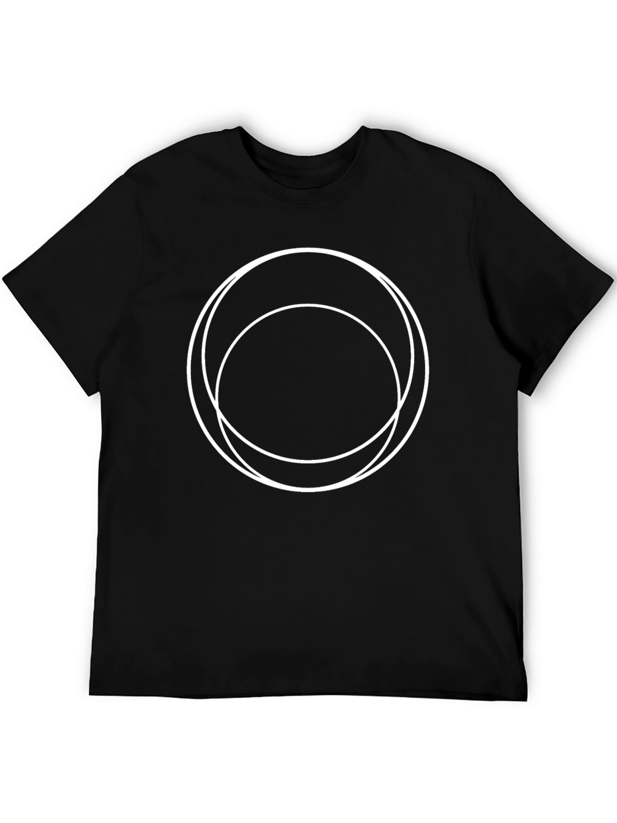 Geometric Circles Graphic Tee - Casual Comfort