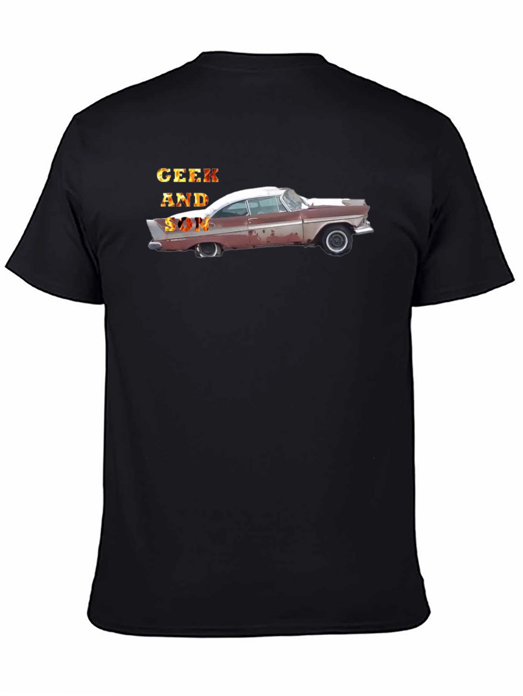 Geek And Style Classic Car Black Tee