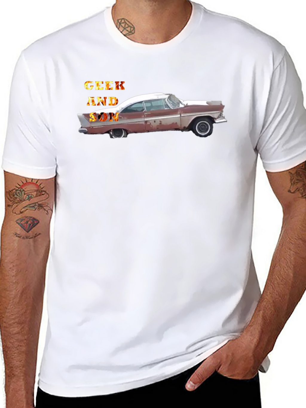Geek And Style Classic Car Black Tee