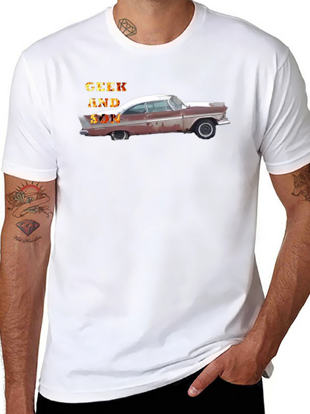 Geek And Style Classic Car Black Tee