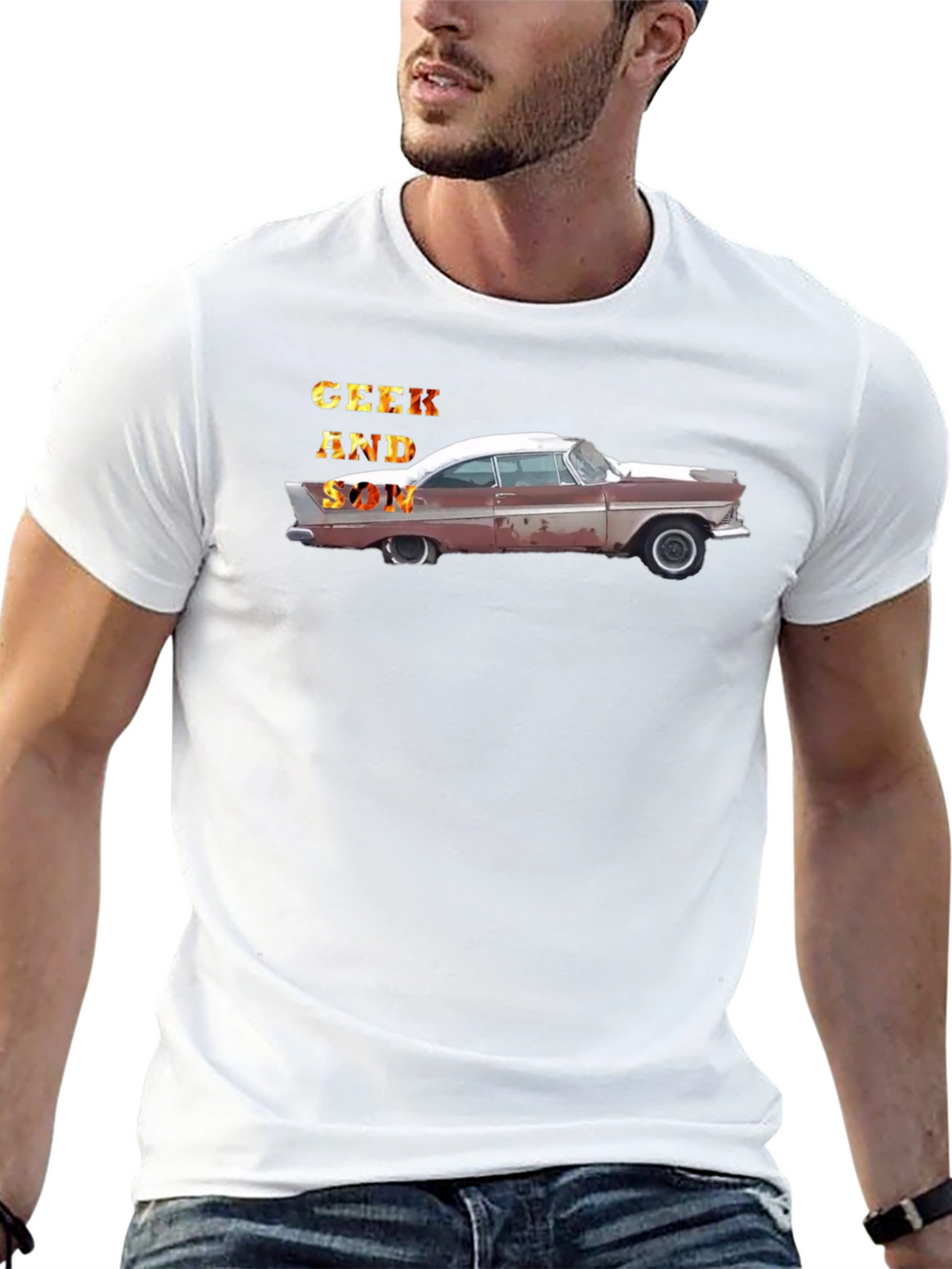 Geek And Style Classic Car Black Tee