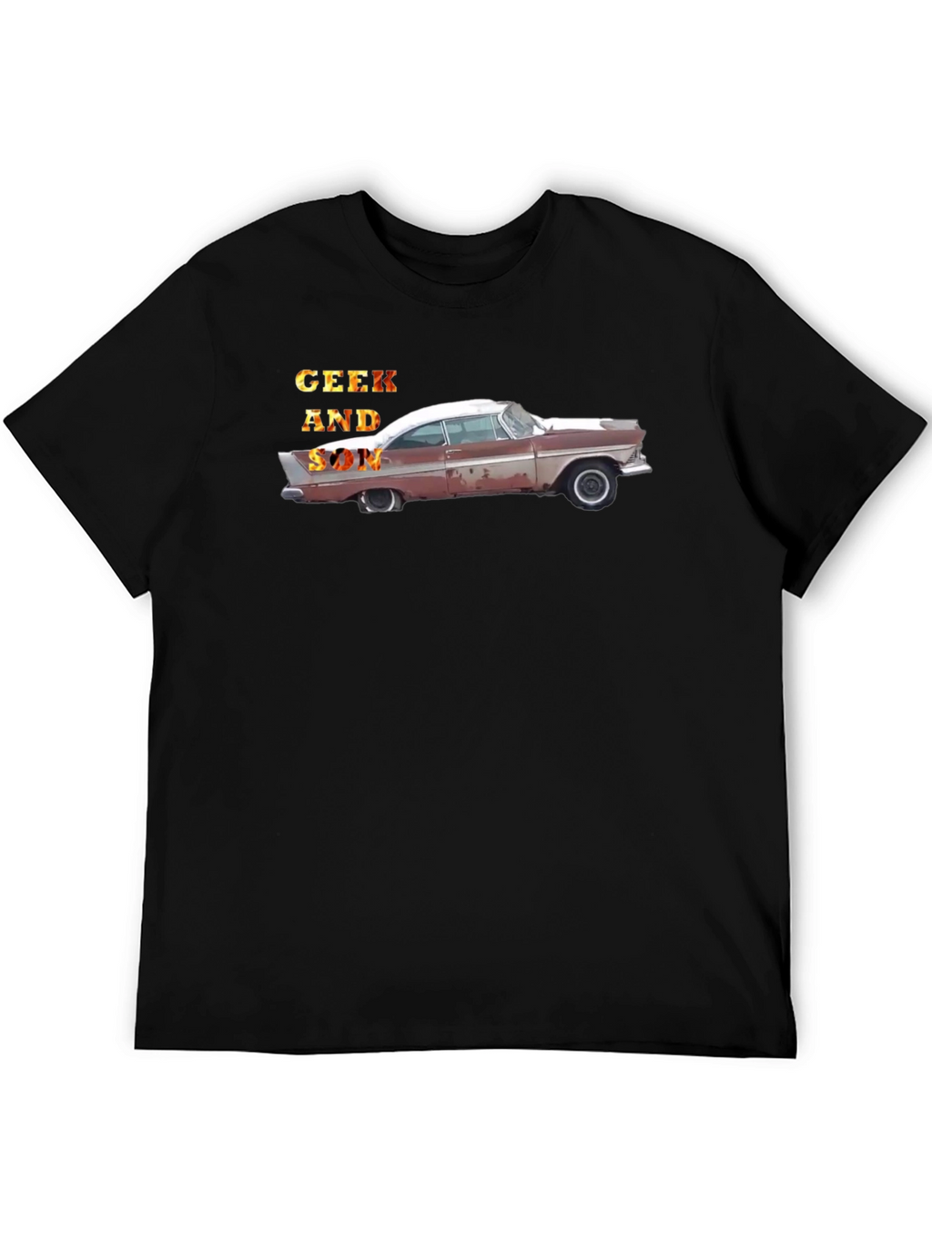 Geek And Style Classic Car Black Tee