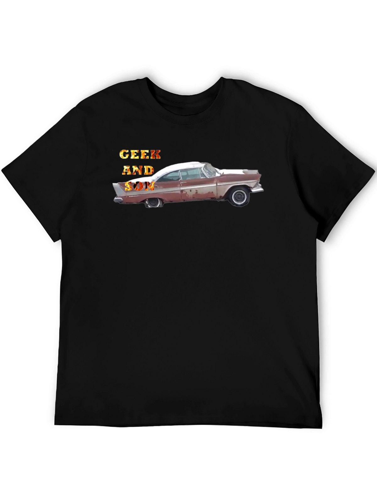 Geek And Style Classic Car Black Tee