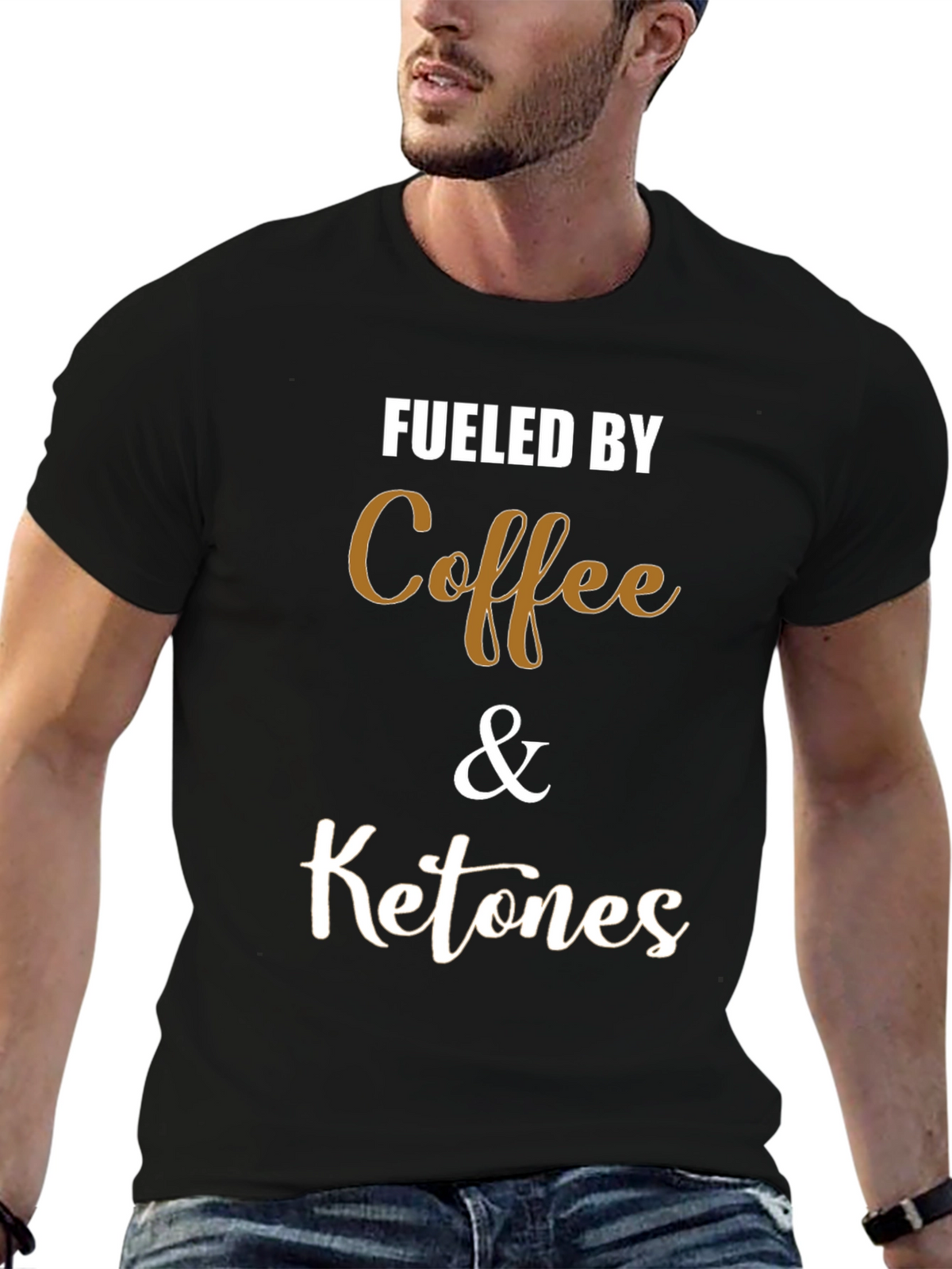 Fueled by Coffee & Ketones Graphic T-Shirt