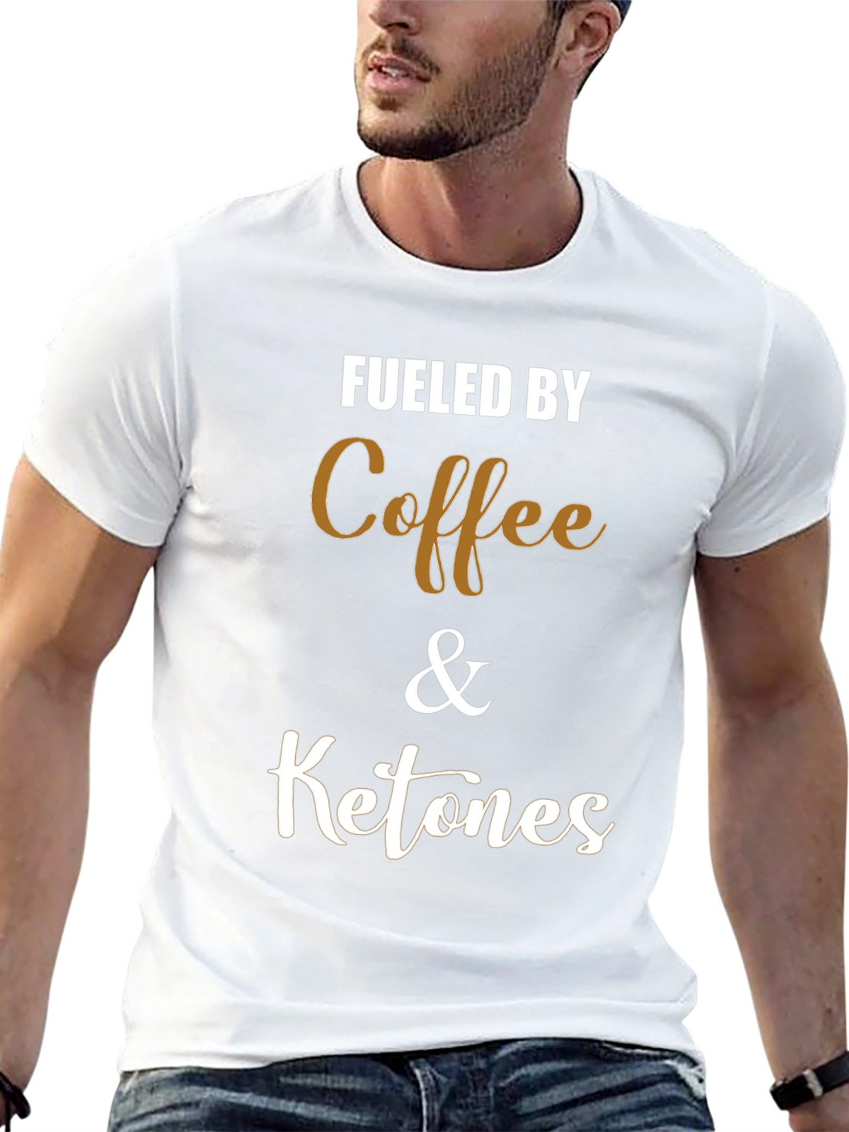 Fueled by Coffee & Ketones Graphic T-Shirt