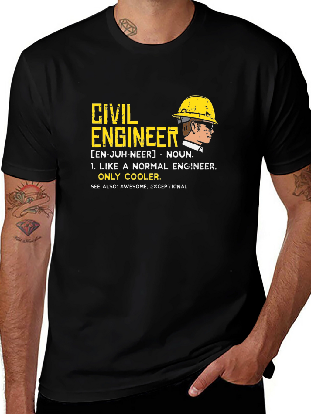 Civil Engineer Definition Graphic T-Shirt