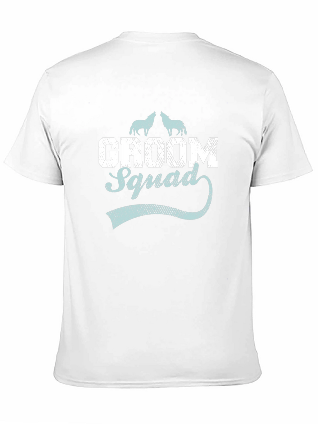 Groom Squad Wolf Graphic T-Shirt