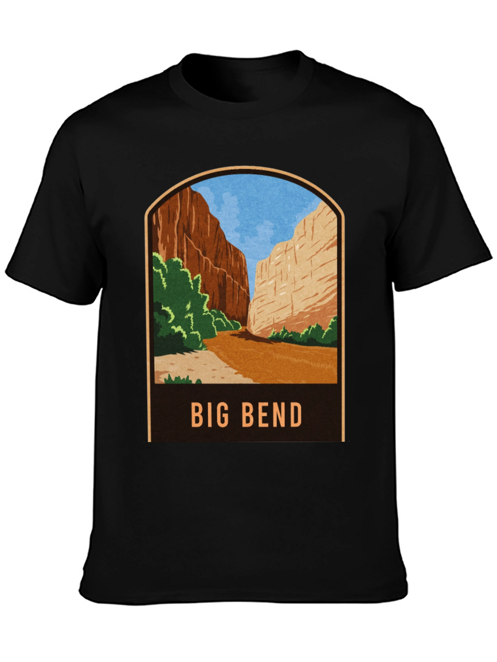 Big Bend National Park Graphic Tee - Black