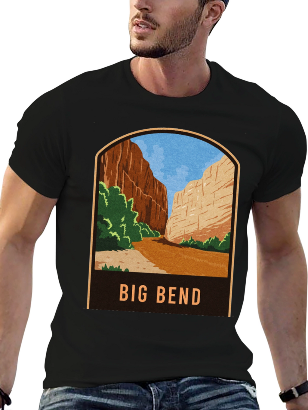 Big Bend National Park Graphic Tee - Black