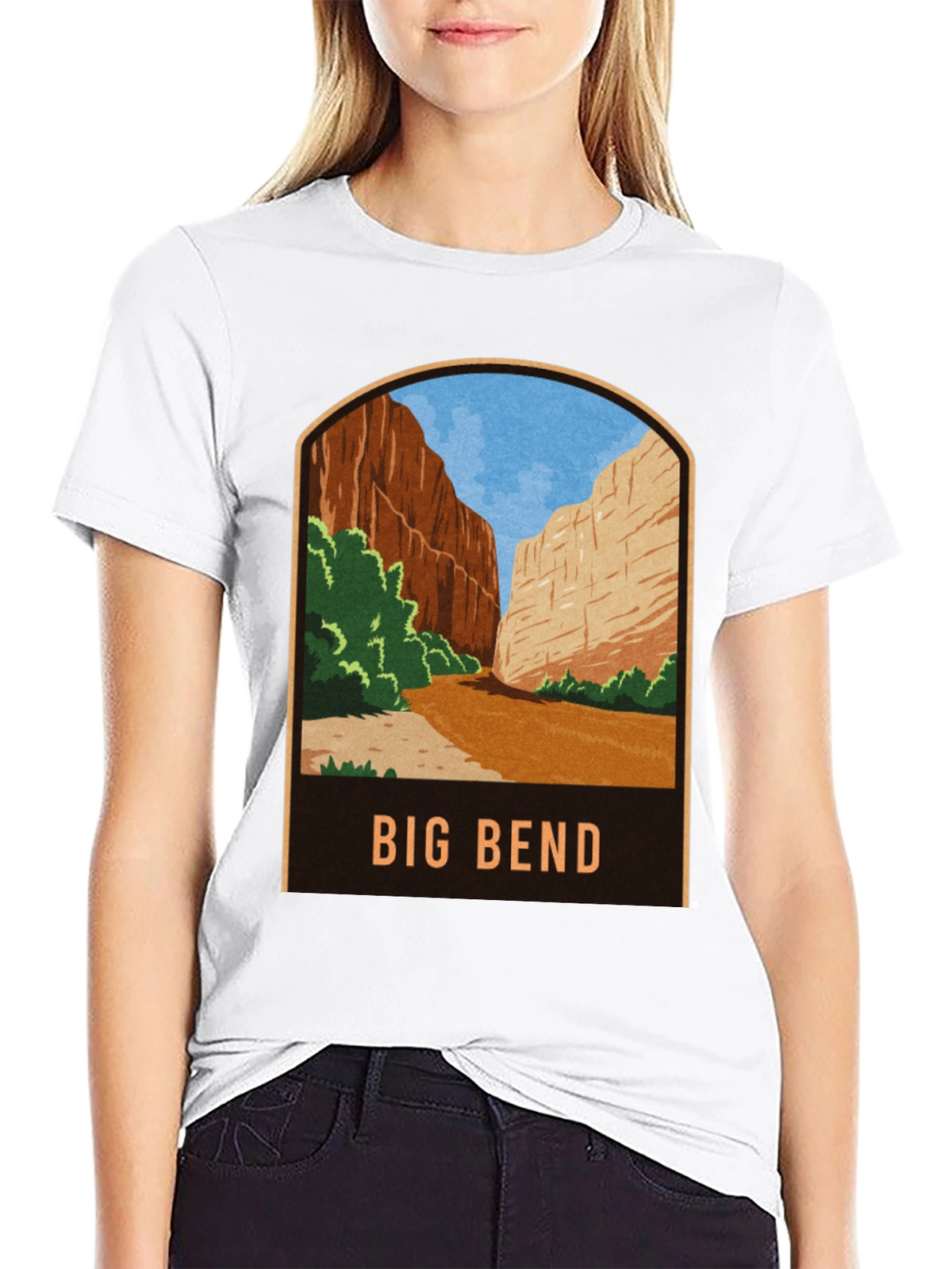 Big Bend National Park Graphic Tee - Black