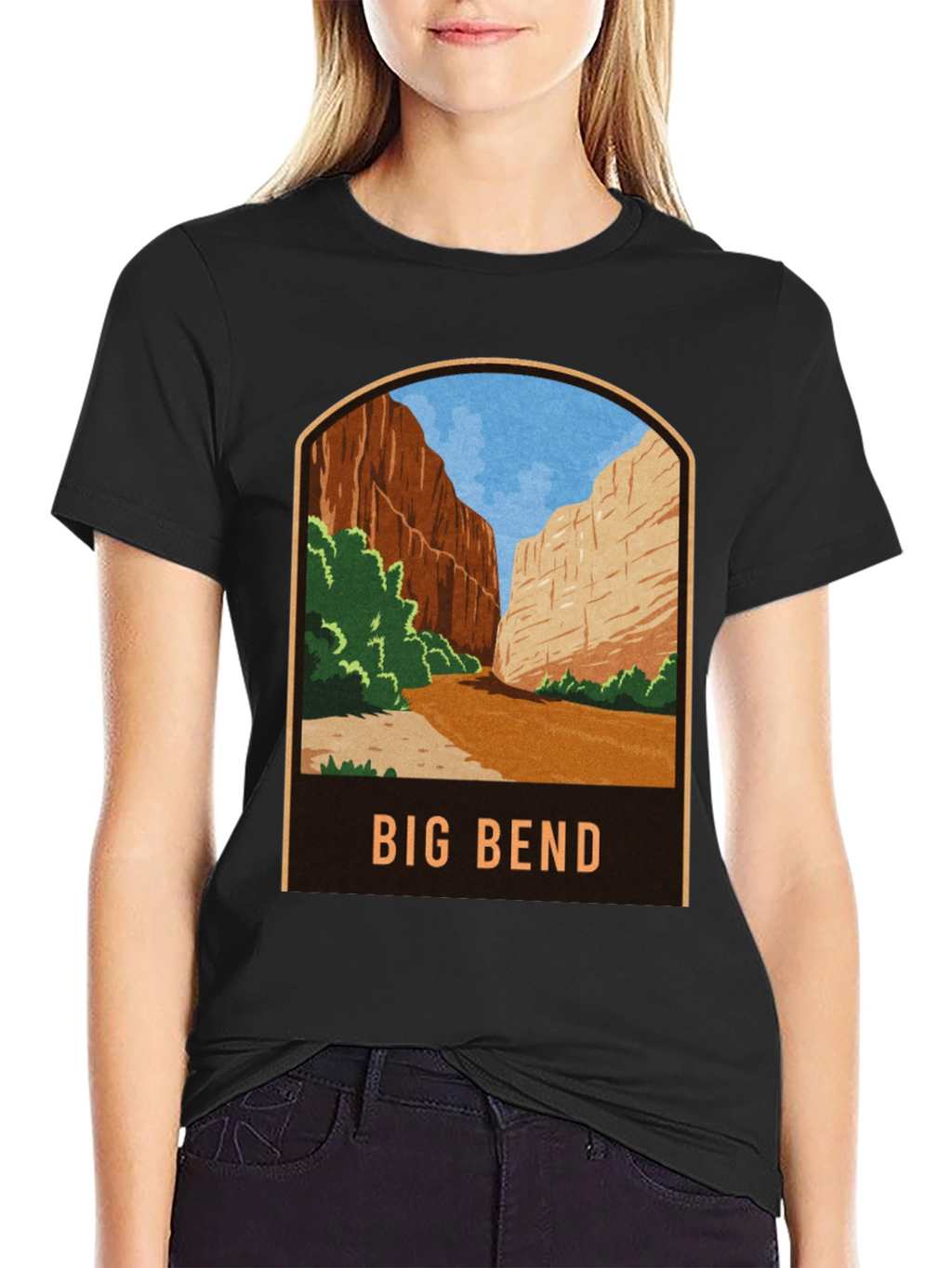 Big Bend National Park Graphic Tee - Black